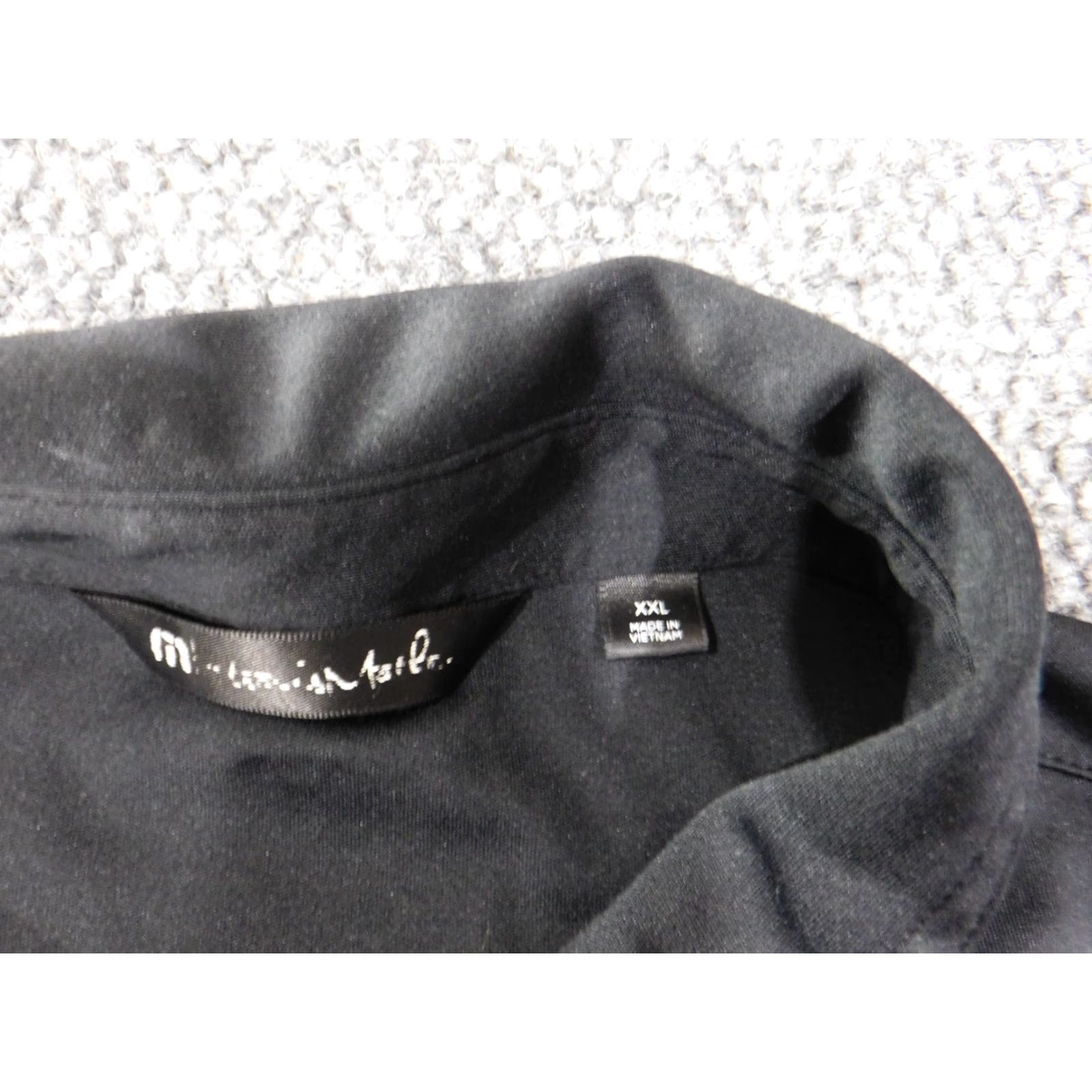 TravisMathew Travis Mathew Polo XXL Black Stretch Regular Mens Golf Performance Classic Polo Shirt Size US XXL / EU 58 / 5 - 7 Thumbnail