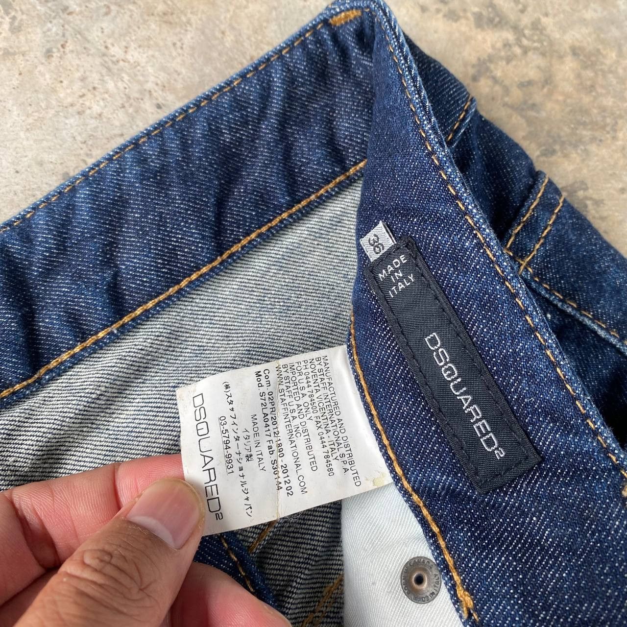 Dsquared2 DSQUARED2 DISTRESSED PAINTED JEAN SIZE 36 MADE IN ITALY Size 30" / US 8 / IT 44 - 11 Thumbnail