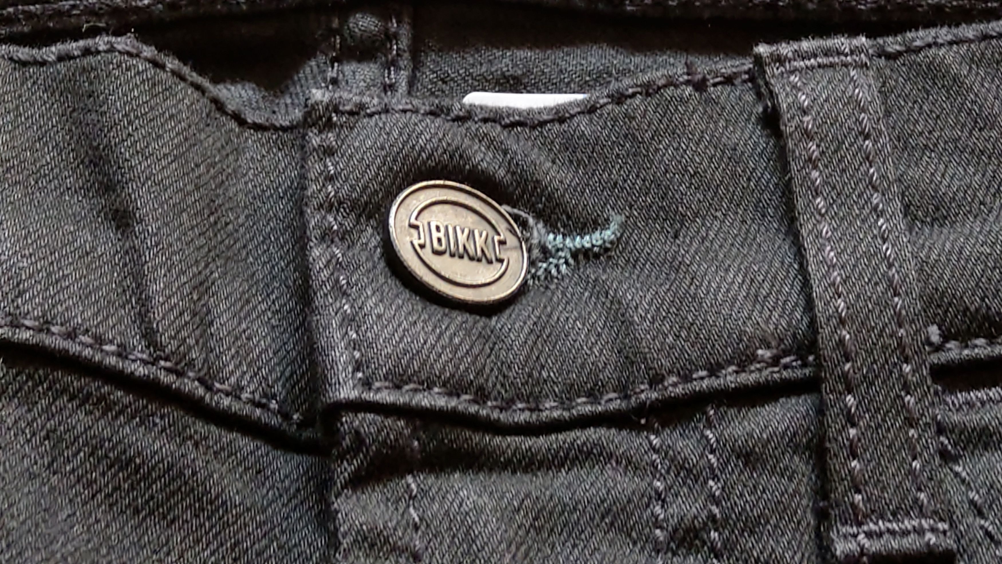 Dirk Bikkembergs Leather Pocket Pants BIKK Skinny Stacked Premium Denim goth Size US 31 - 5 Thumbnail