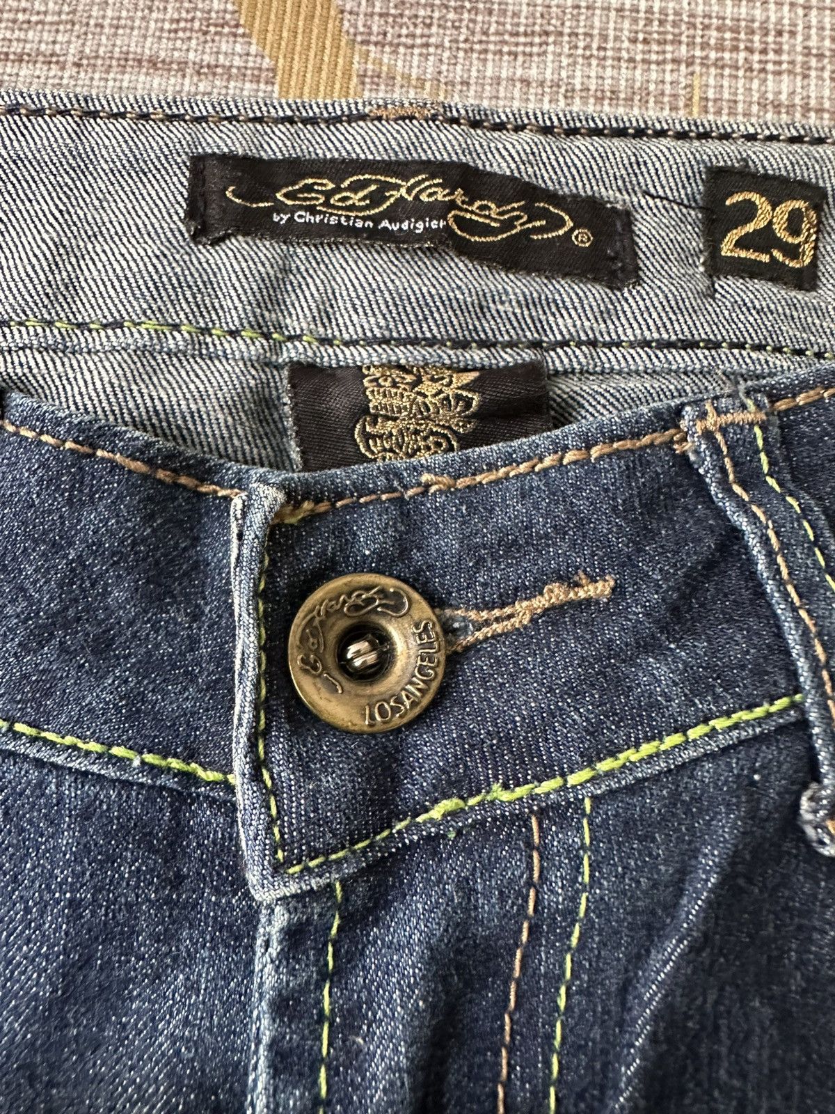 Ed Hardy Ed Hardy By Christian Audigier Low Rise Jeans Size US 29 - 20 Thumbnail