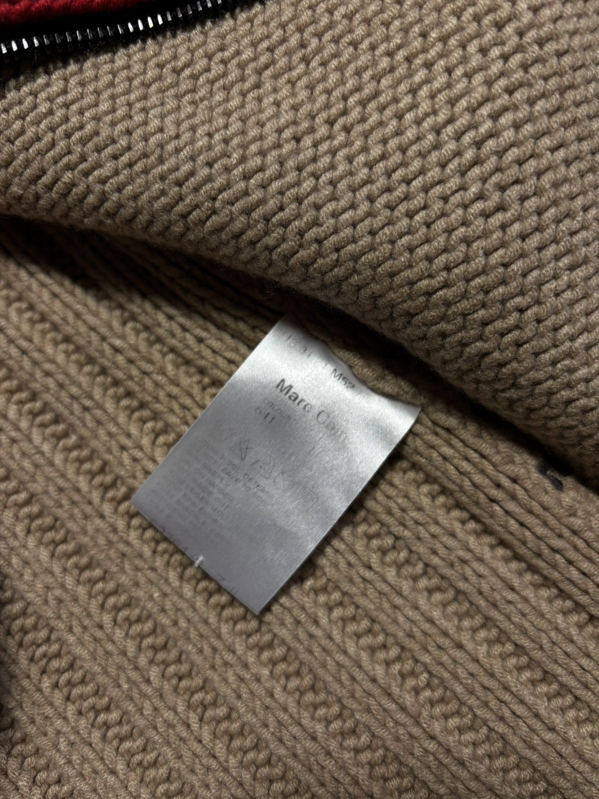Italic Marc Cain Lampo Italy 🇮🇹 Wool Full Zip Sweater Size S / US 4 / IT 40 - 10 Thumbnail