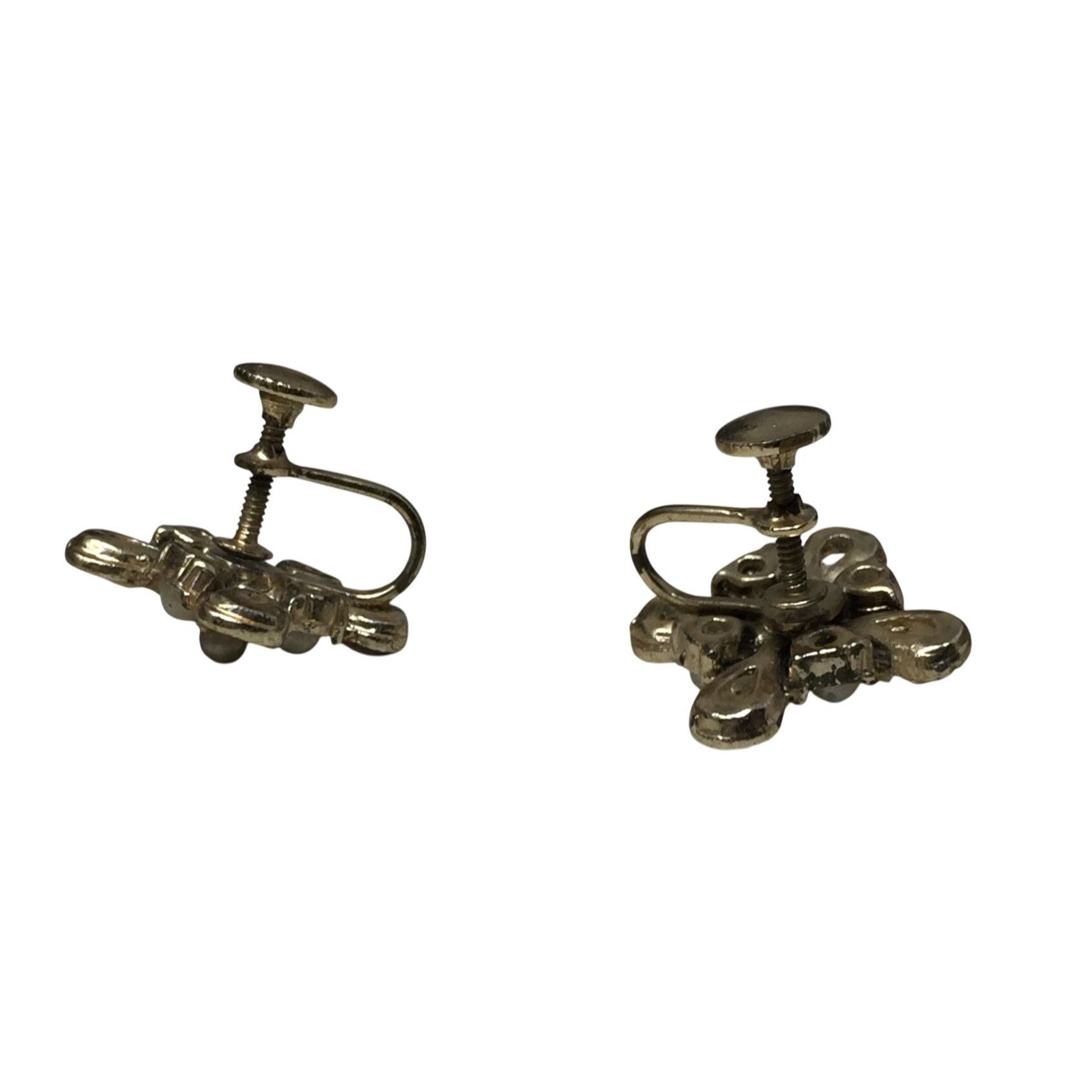 Other Women's Gold Tone Clip On Screw Back Earrings Size ONE SIZE - 2 Thumbnail