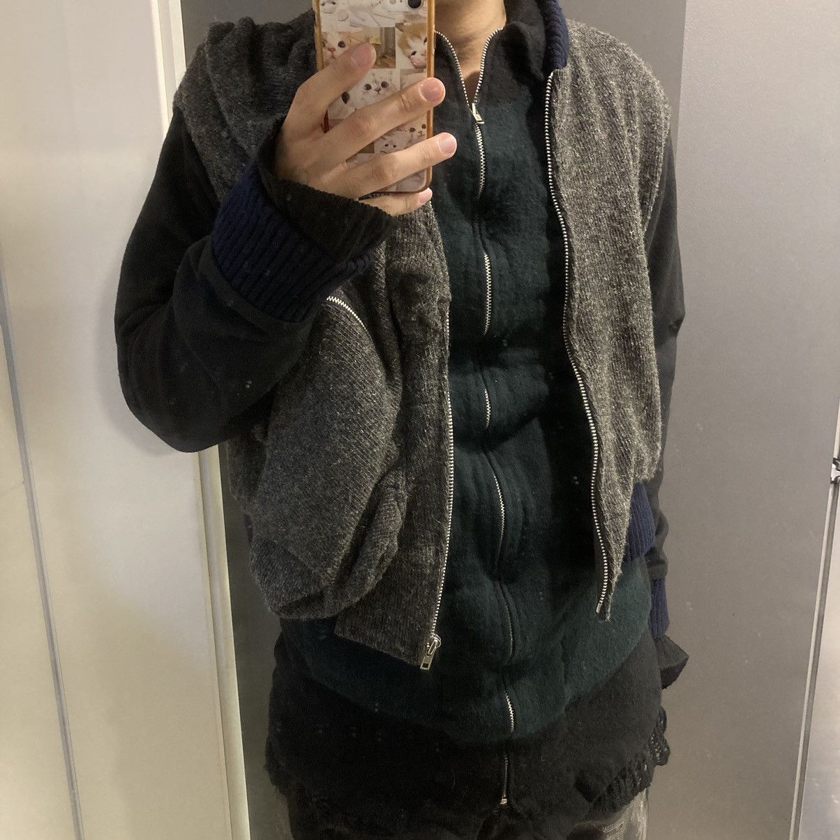 Comme des Garcons Homme Plus 1994AW Comme Des Garcons Homme Plus Boiled Wool Vest Size US M / EU 48-50 / 2 - 6 Thumbnail
