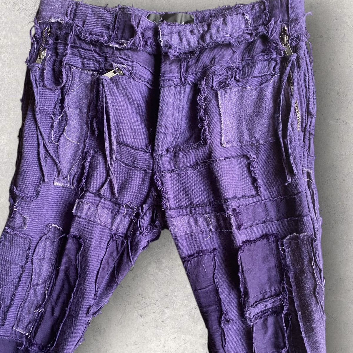 パンツ HAIDER ACKERMANN 16SS PATCHWORK TROUSERS HAIDER ACKERMANN 16SS PATCHWORK TROUSERS