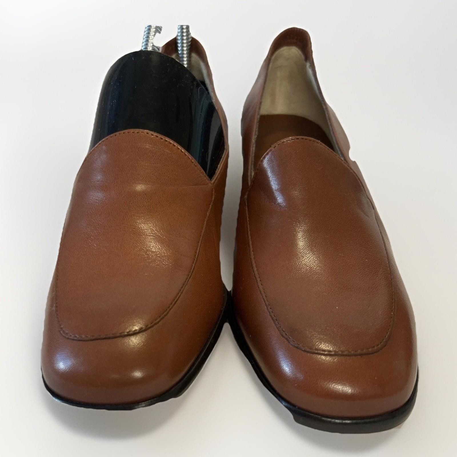 Cole Haan COLE HAAN GIANNA Nutmeg Brown Leather Pumps Sz 8.5 ITALY New Size US 8.5 / IT 38.5 - 2 Thumbnail