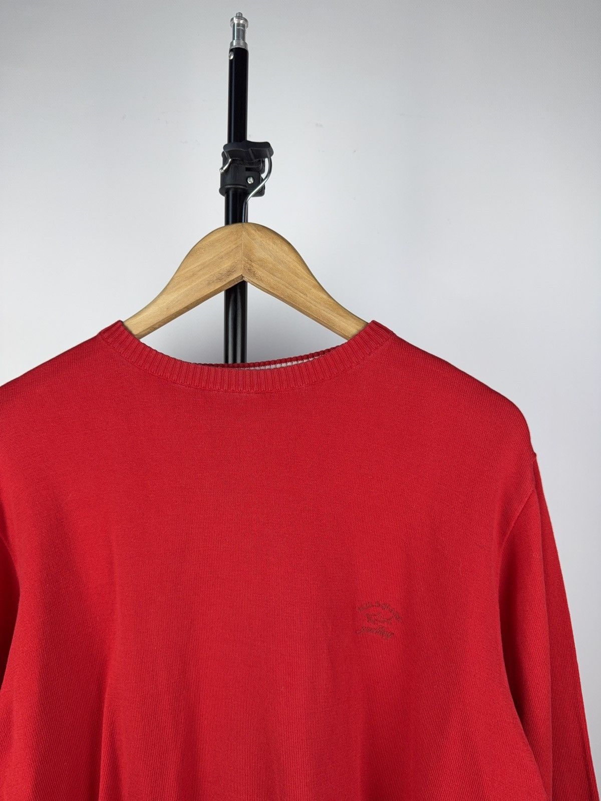 Paul & Shark × Vintage Paul & Shark Yachting Red Knit Sweater Logo Spellout Size L Size US L / EU 52-54 / 3 - 2 Thumbnail