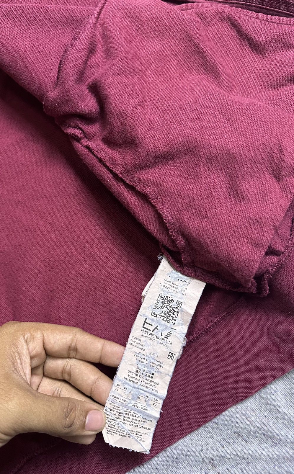 Armani × Emporio Armani Emporio Armani Zipper Hoodie Size US M / EU 48-50 / 2 - 5 Thumbnail