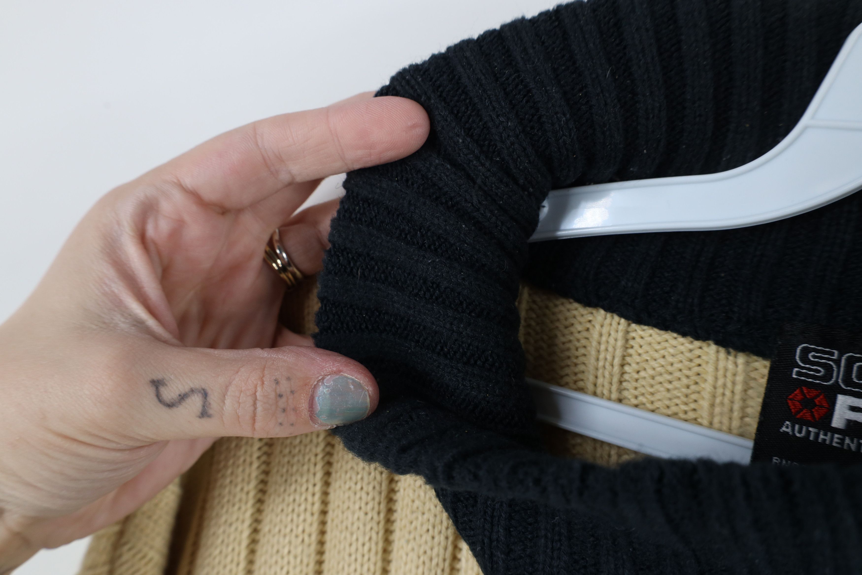 Southpole × Vintage Vintage 90s Southpole Chunky Ribbed Knit Mock Neck Sweater Size US XL / EU 56 / 4 - 9 Thumbnail