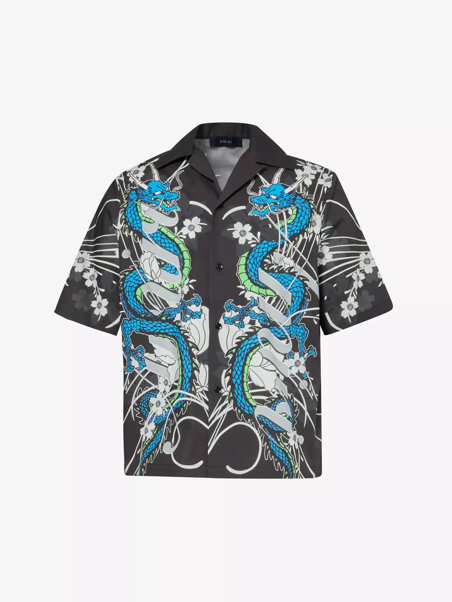 o1w1db10125 Dragon Graphic-Pattern Shirt in Multicolor