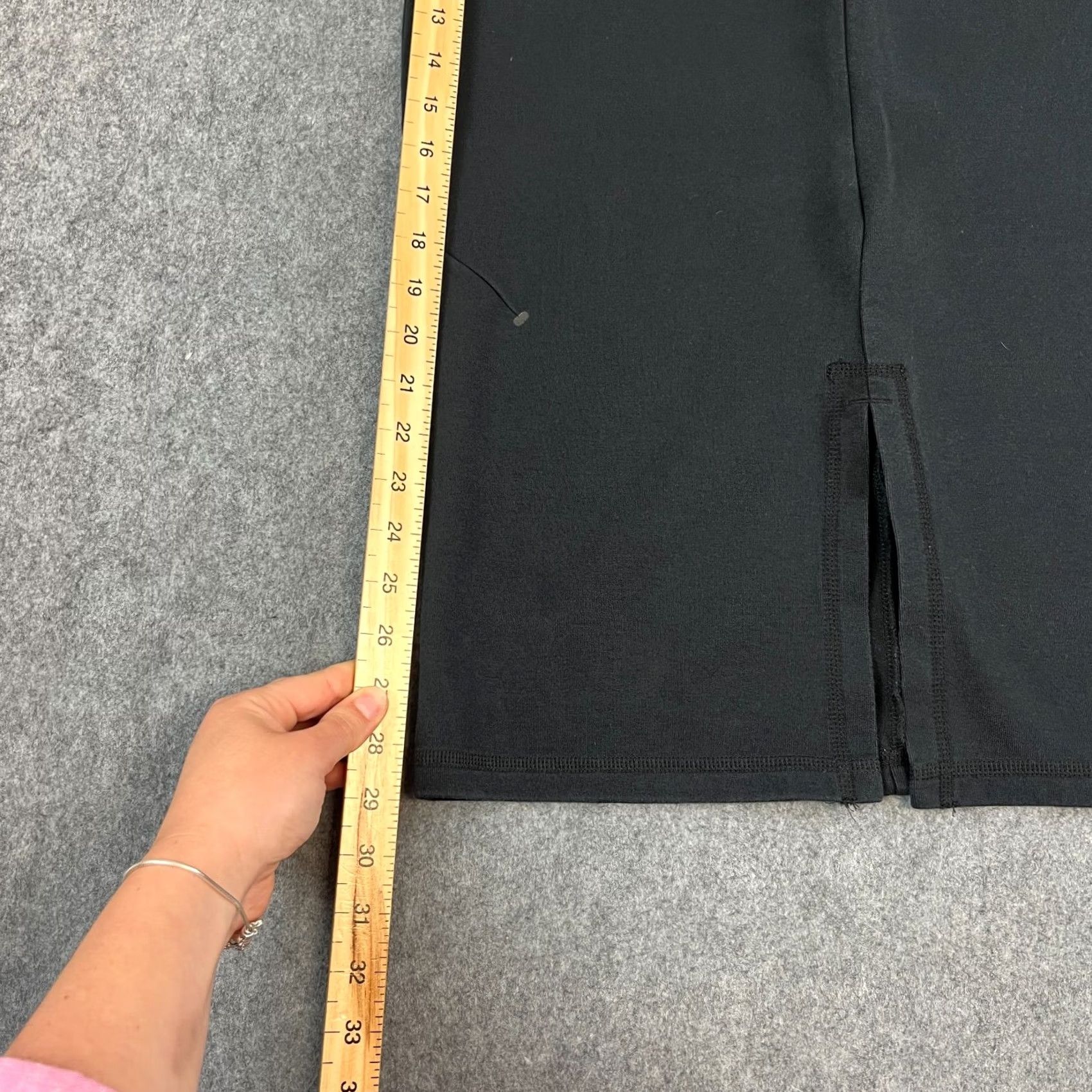 Nike Nike Womens Midi Skirt Front Slit Tech Fleece Black Small Size 28" / US 6 / IT 42 - 3 Thumbnail