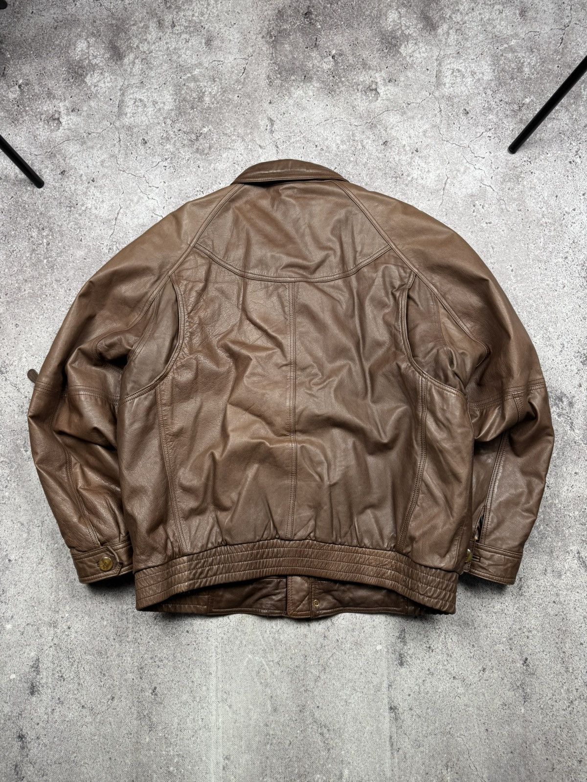 Japanese Brand Avant Garde Carol Christian Poell Style Leather Biker Jacket Size US M / EU 48-50 / 2 - 10 Thumbnail