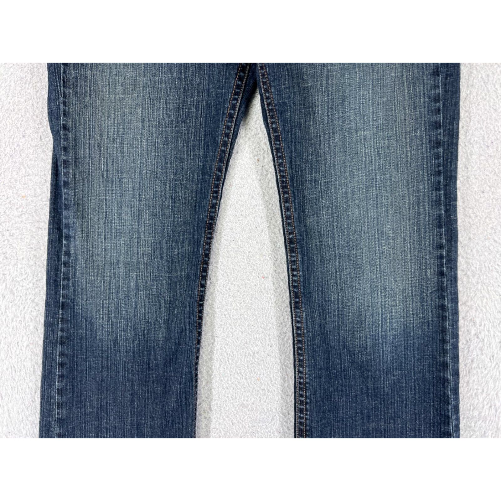 Vintage Refuge Jeans Women Bootcut Denim 30x29 Low Rise Blue Cotton Blend 13 Regular Jeans Womens 90s Theme Size 34" / US 12 / IT 48 - 3 Thumbnail