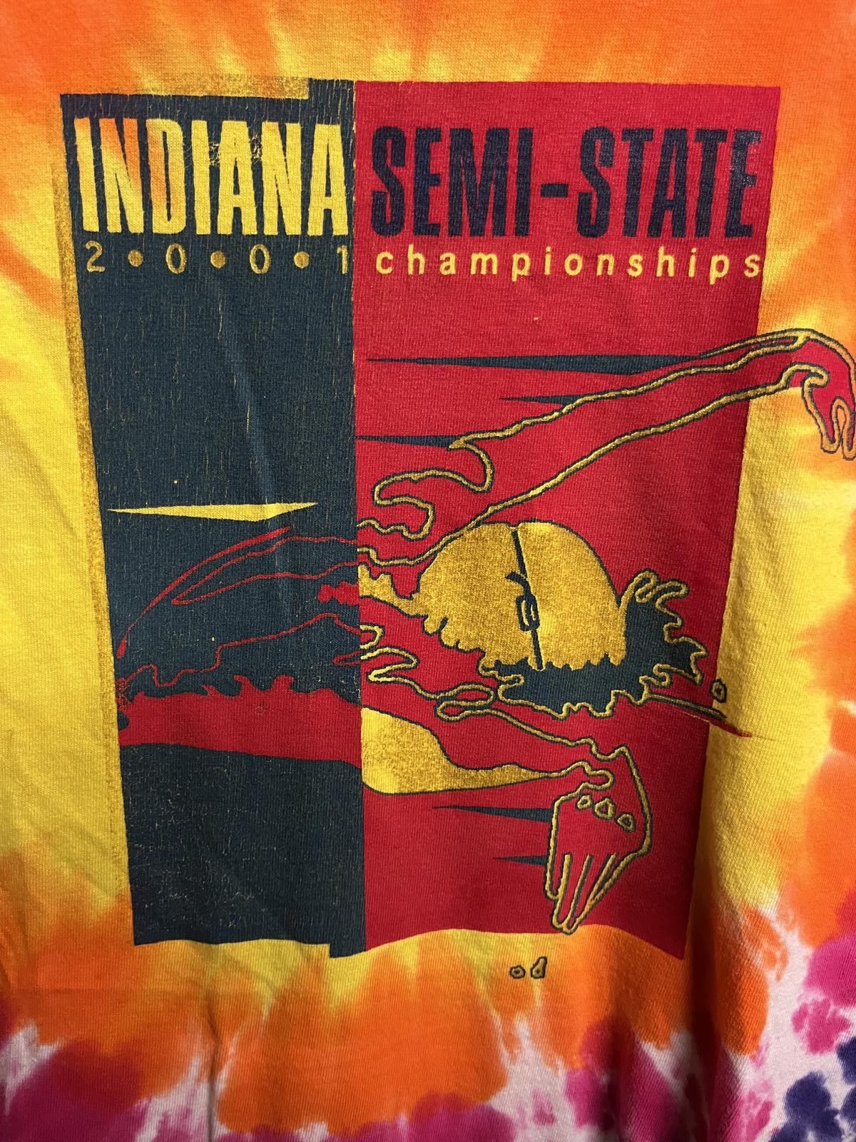 Delta VTG Swimming T-shirt Indiana State 2001 Swim Championships M Size US M / EU 48-50 / 2 - 4 Thumbnail