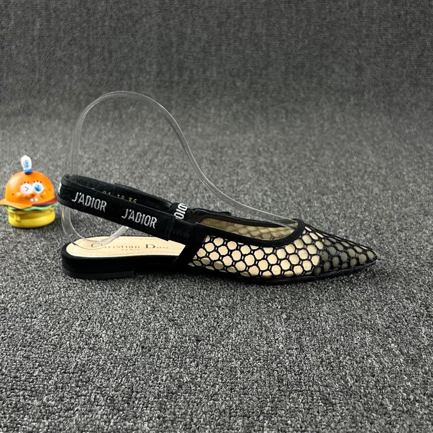 Dior Dior black mesh kitten pumps size 35 Size US 4.5 / IT 34.5 - 4 Thumbnail