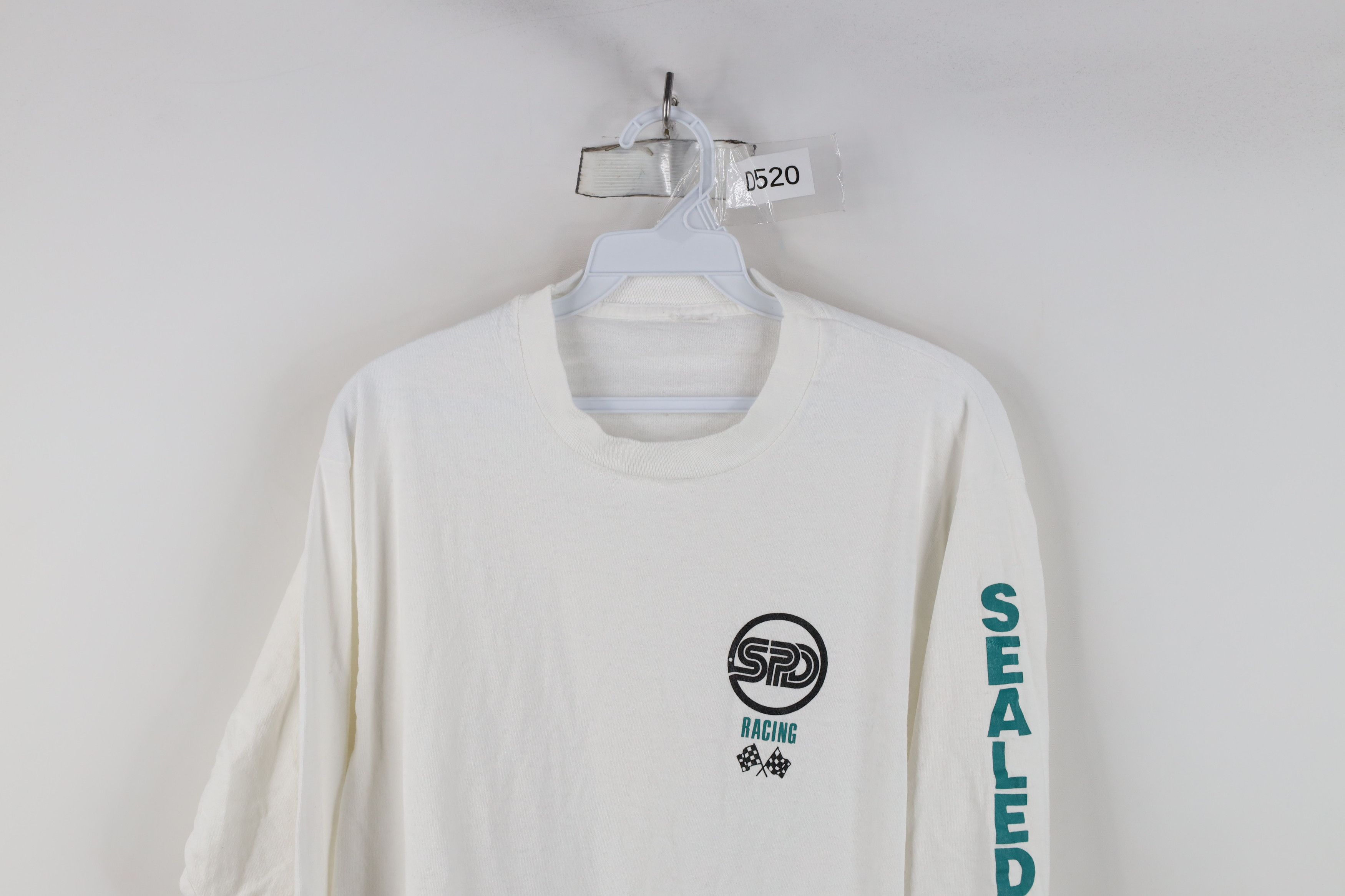 Vintage Vintage 90s Streetwear Power Racing SPD Long Sleeve T-Shirt Size US M / EU 48-50 / 2 - 2 Thumbnail