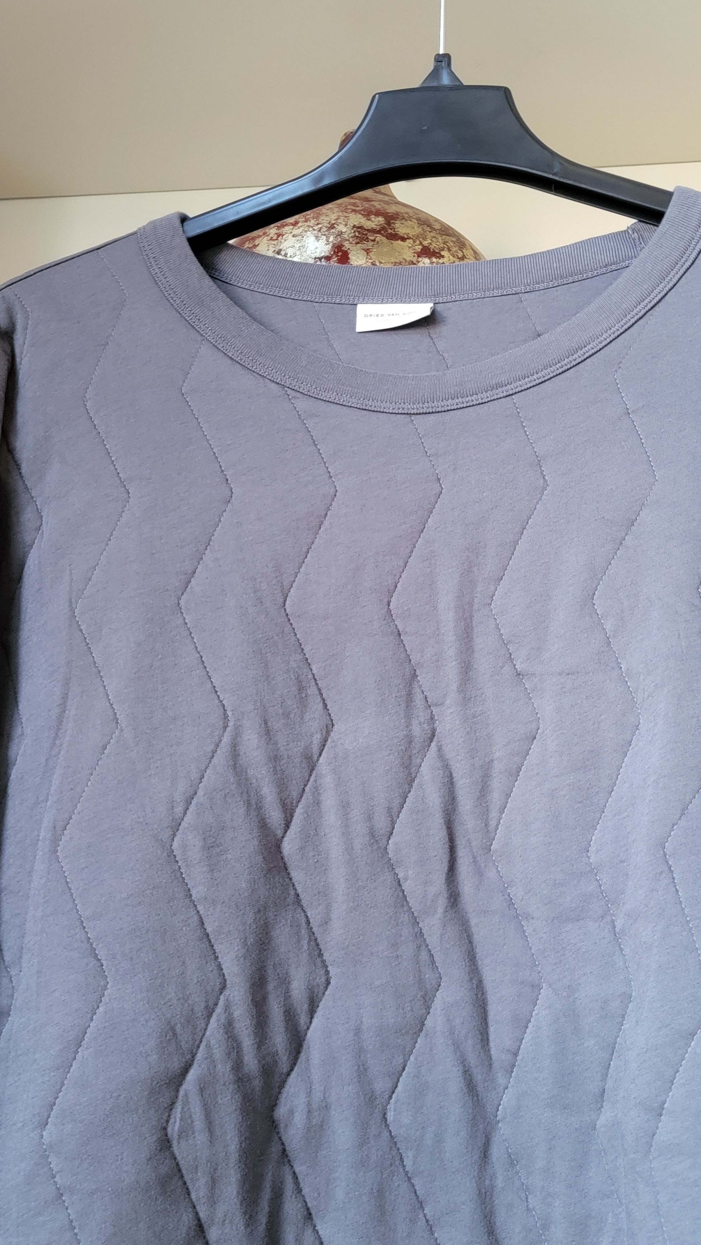 Dries Van Noten Dries van Noten Grey Pattern Sweatshirt Xl Size US XL / EU 56 / 4 - 4 Thumbnail