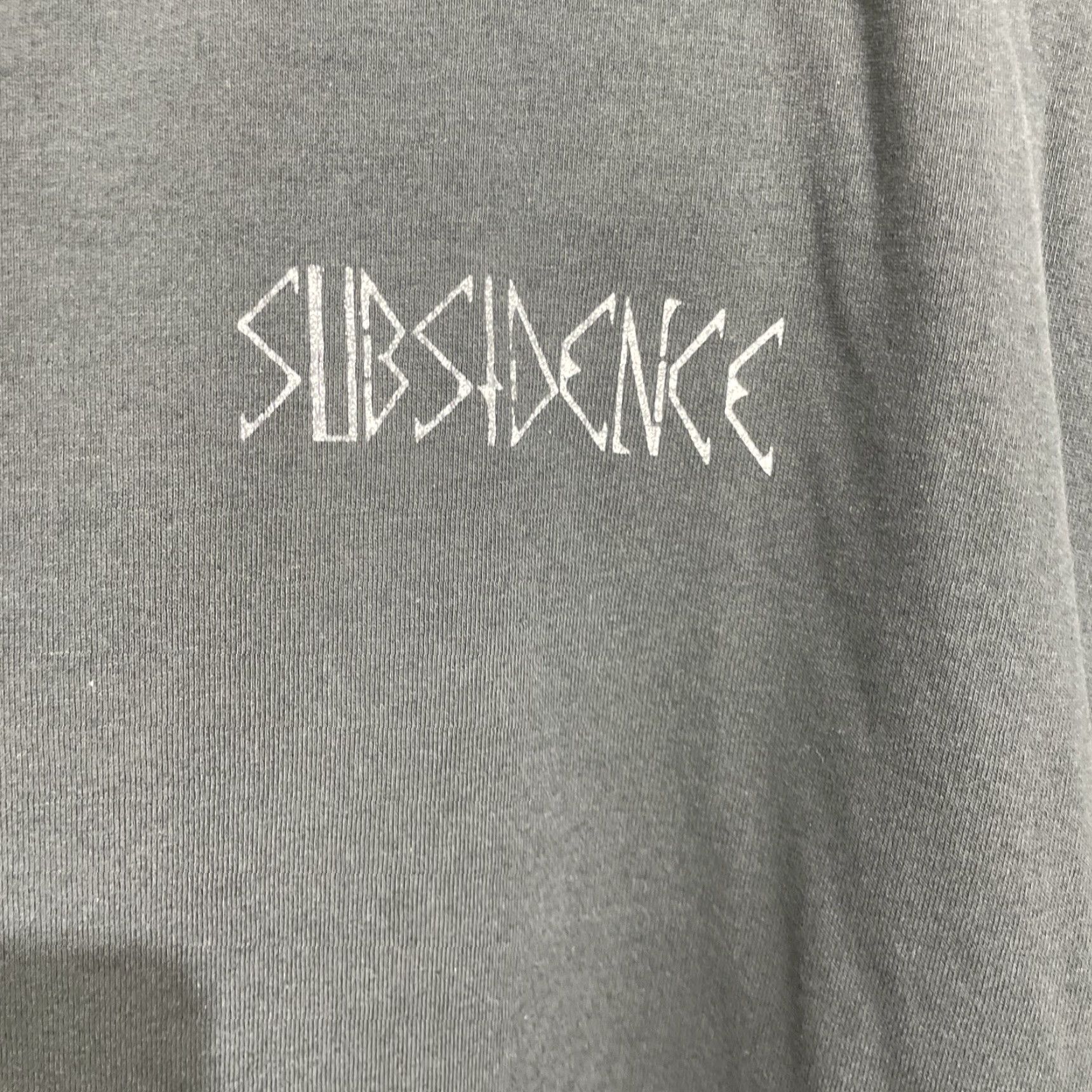 Vintage VINTAGE Subsidence Band Shirt XL Long Sleeve Thrash Death Metal Detroit Black Screen Stars Graphic Tee Men 1990s Punk Size US XL / EU 56 / 4 - 7 Thumbnail