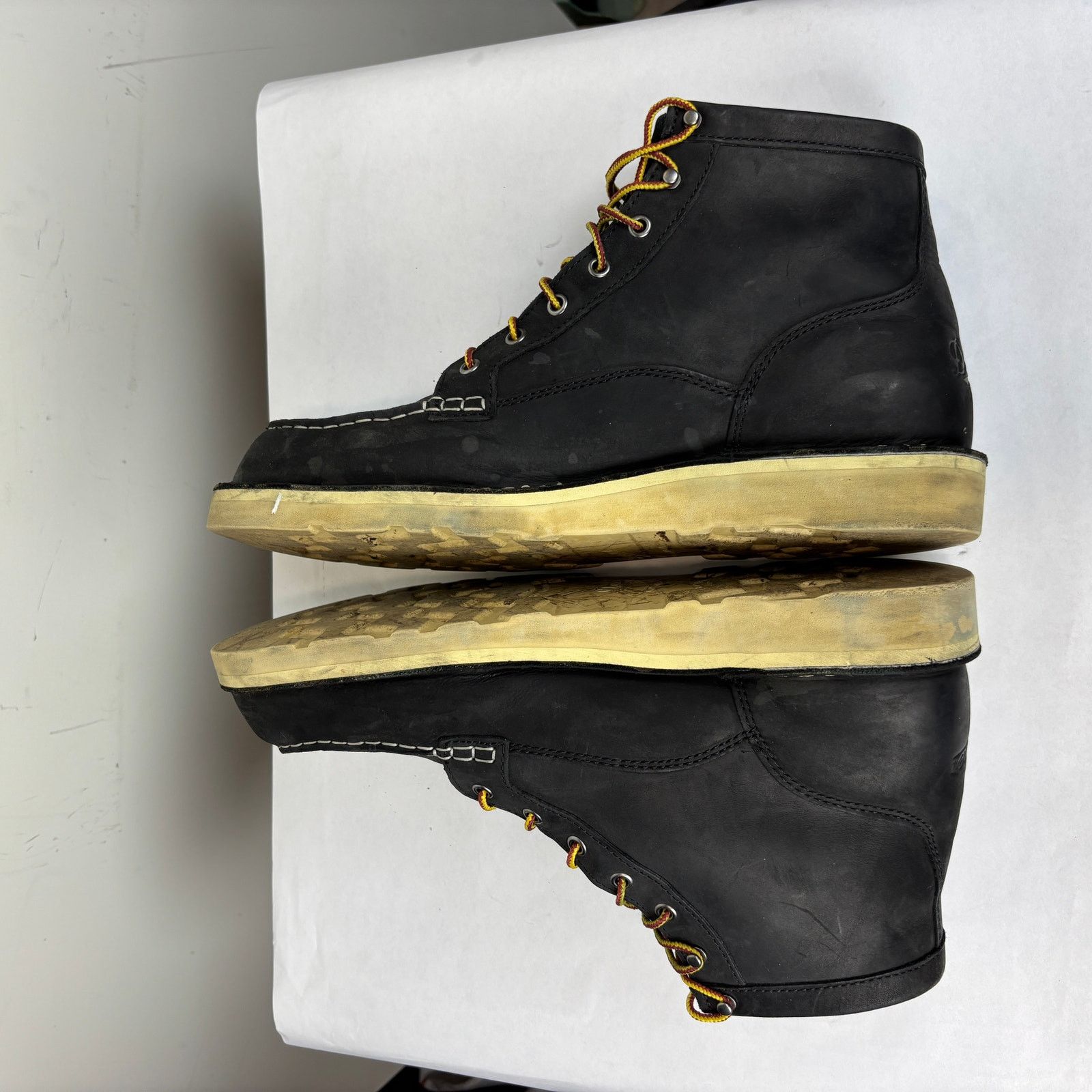 Danner Danner Bull Run Moc Toe 6" Black Boots Men's 14 D Work Size US 14 / EU 47 - 7 Thumbnail