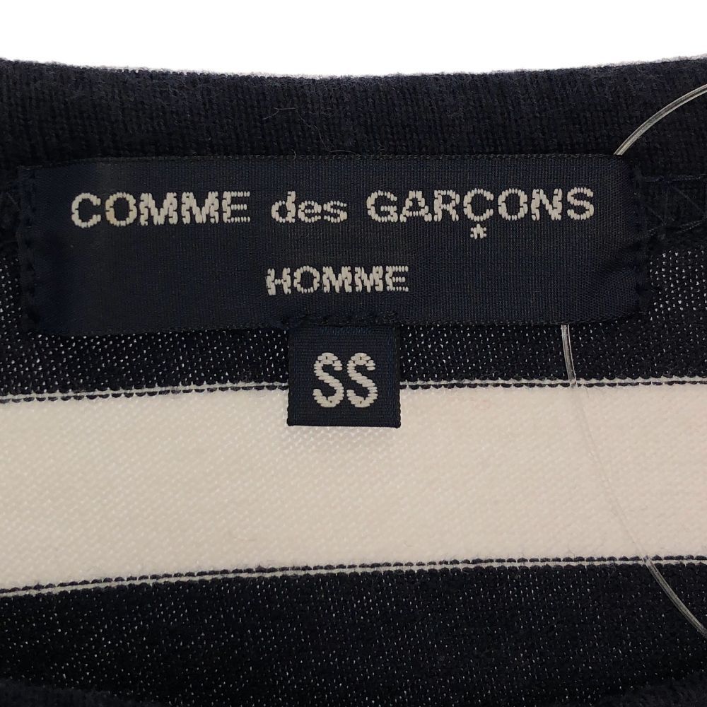 Comme des Garcons T-Shirts cotton long sleeve striped crewneck pullover Navy Size US XS / EU 42 / 0 - 6 Thumbnail