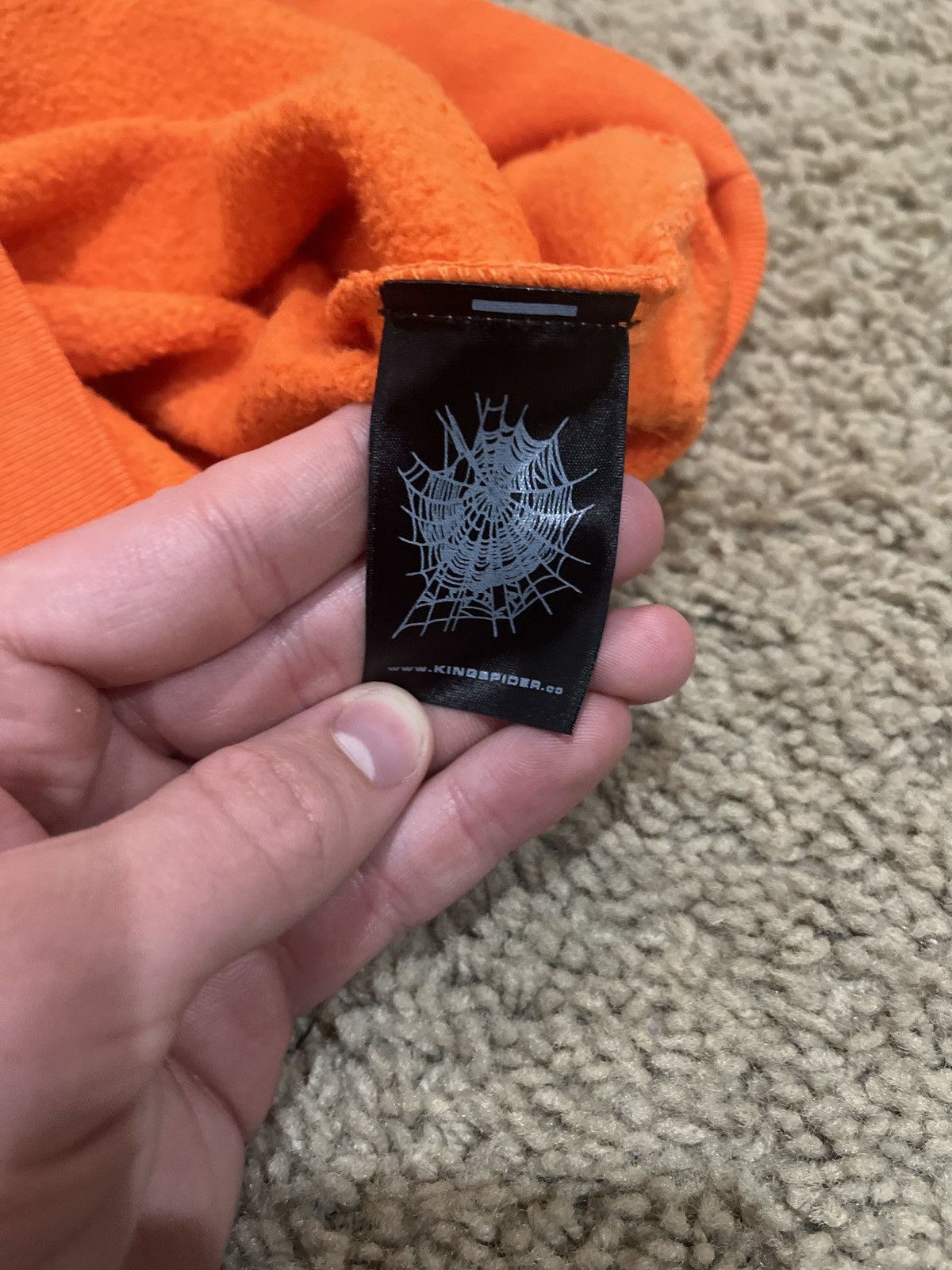 Sp5der Orange Sp5der Hoodie Size US M / EU 48-50 / 2 - 6 Thumbnail