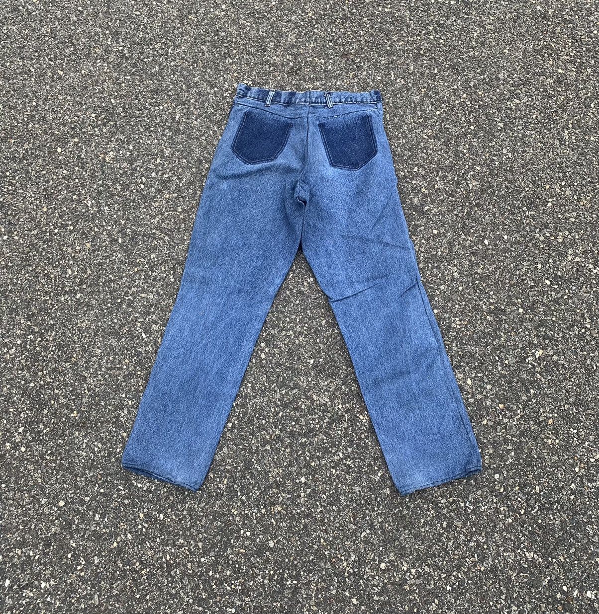 Hype no pocket blue jeans 36x31 relaxed fit Size US 36 / EU 52 - 2 Preview