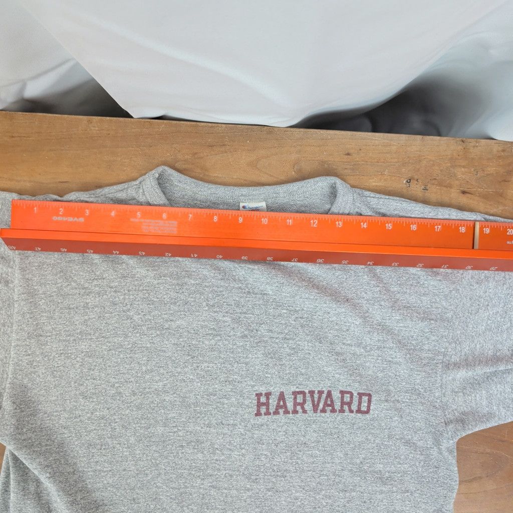 Champion × Vintage Vintage Harvard University Champion Grey T-Shirt Size US M / EU 48-50 / 2 - 3 Thumbnail