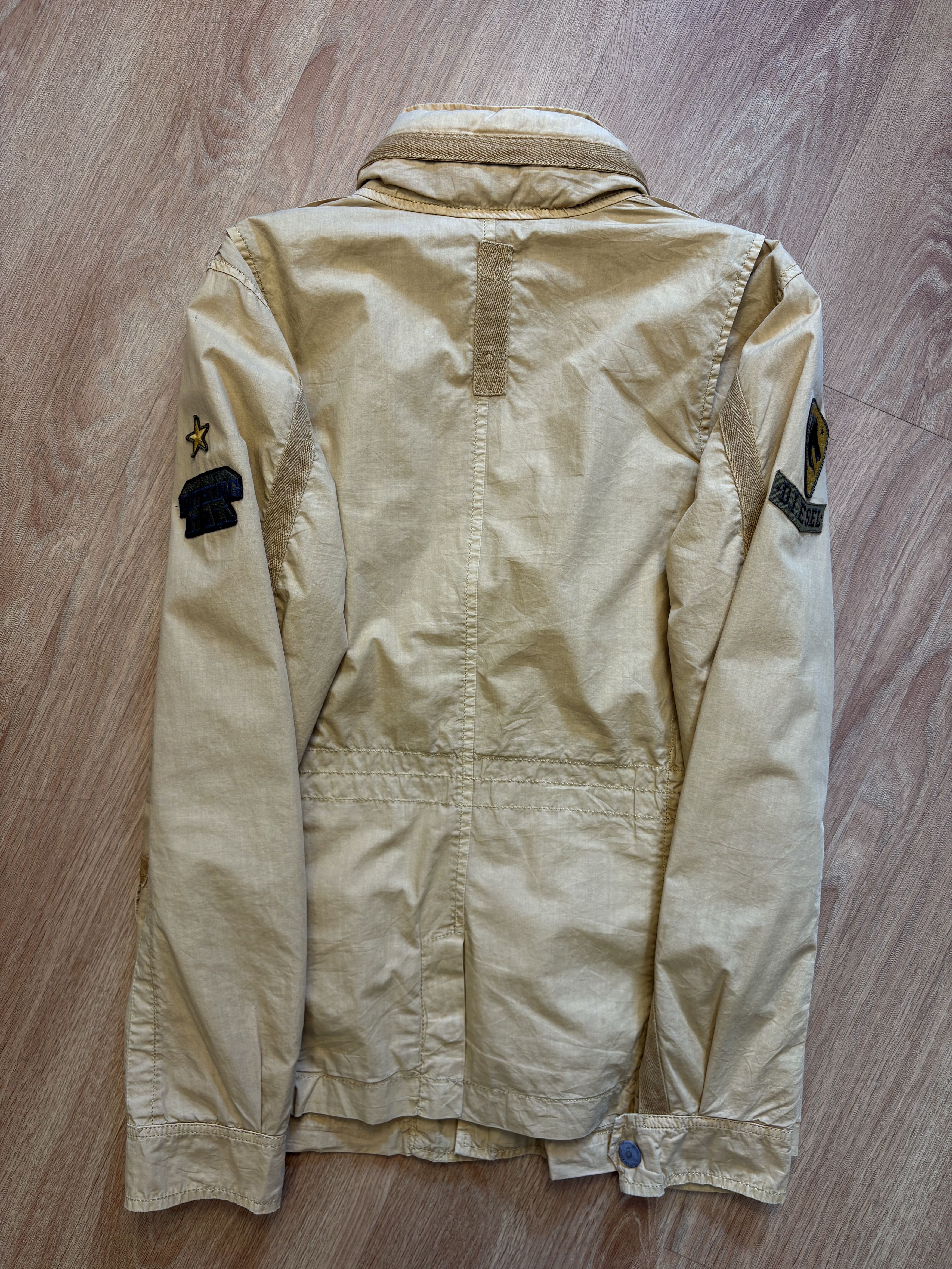 Diesel Diesel Industry 2000s Beige Work Jacket (women's S) Size S / US 4 / IT 40 - 6 Thumbnail