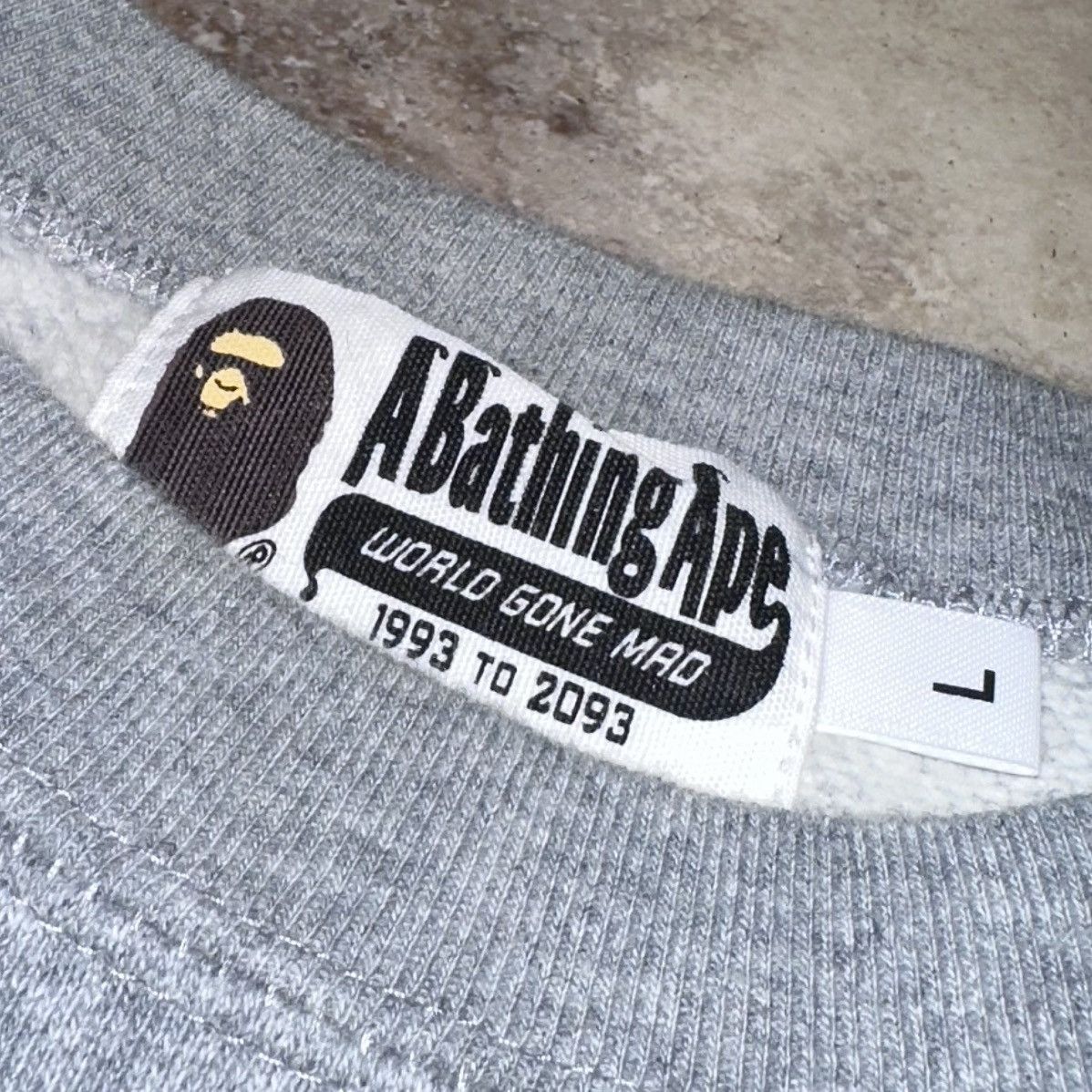 Bape BAPE Shark WGM Metal Zip Crewneck Grey Size Large Size US L / EU 52-54 / 3 - 8 Thumbnail