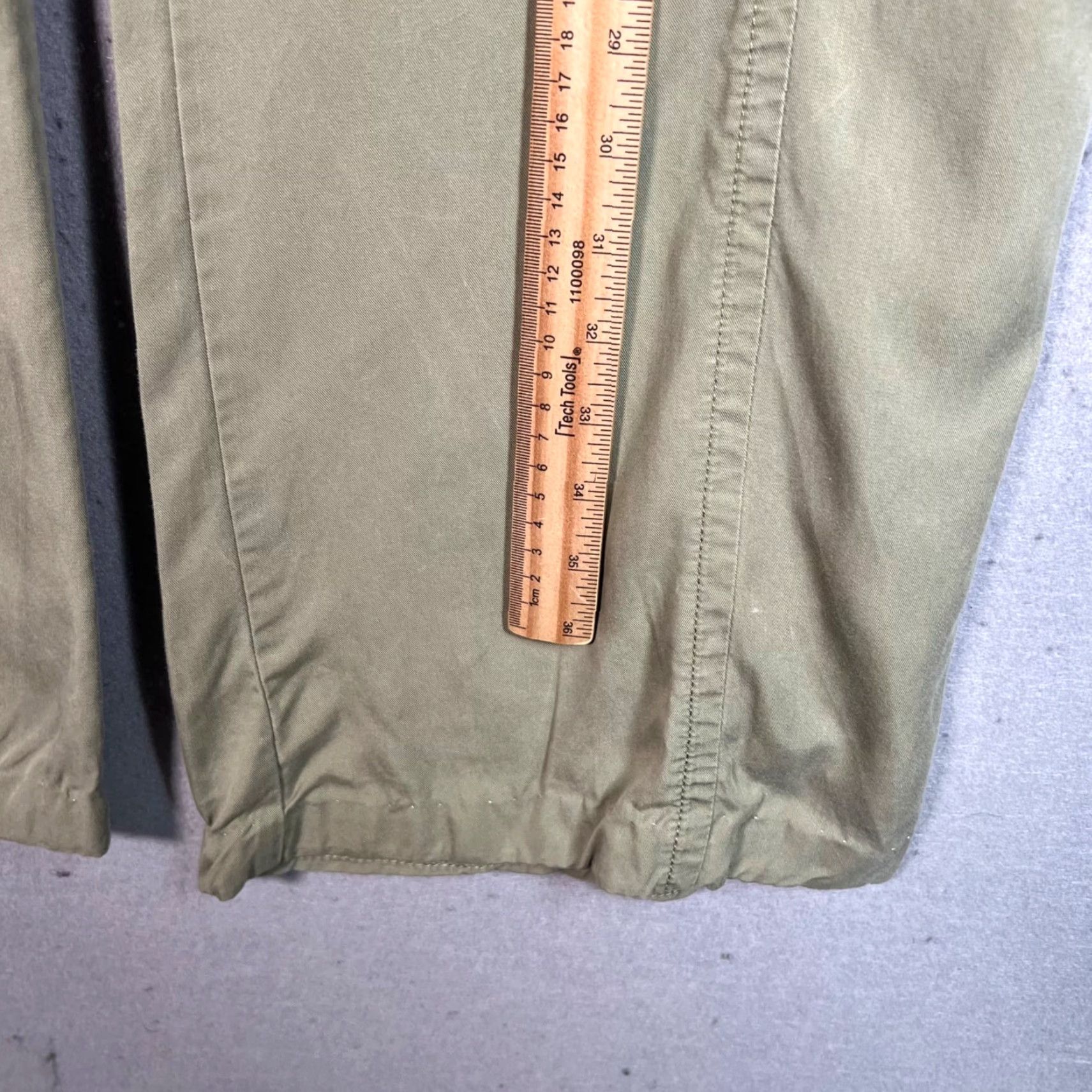 Vintage New York & Company Womens XS Olive Green Pull-On Wide-Leg Pants Shirt? Size 26" / US 2 / IT 38 - 6 Thumbnail