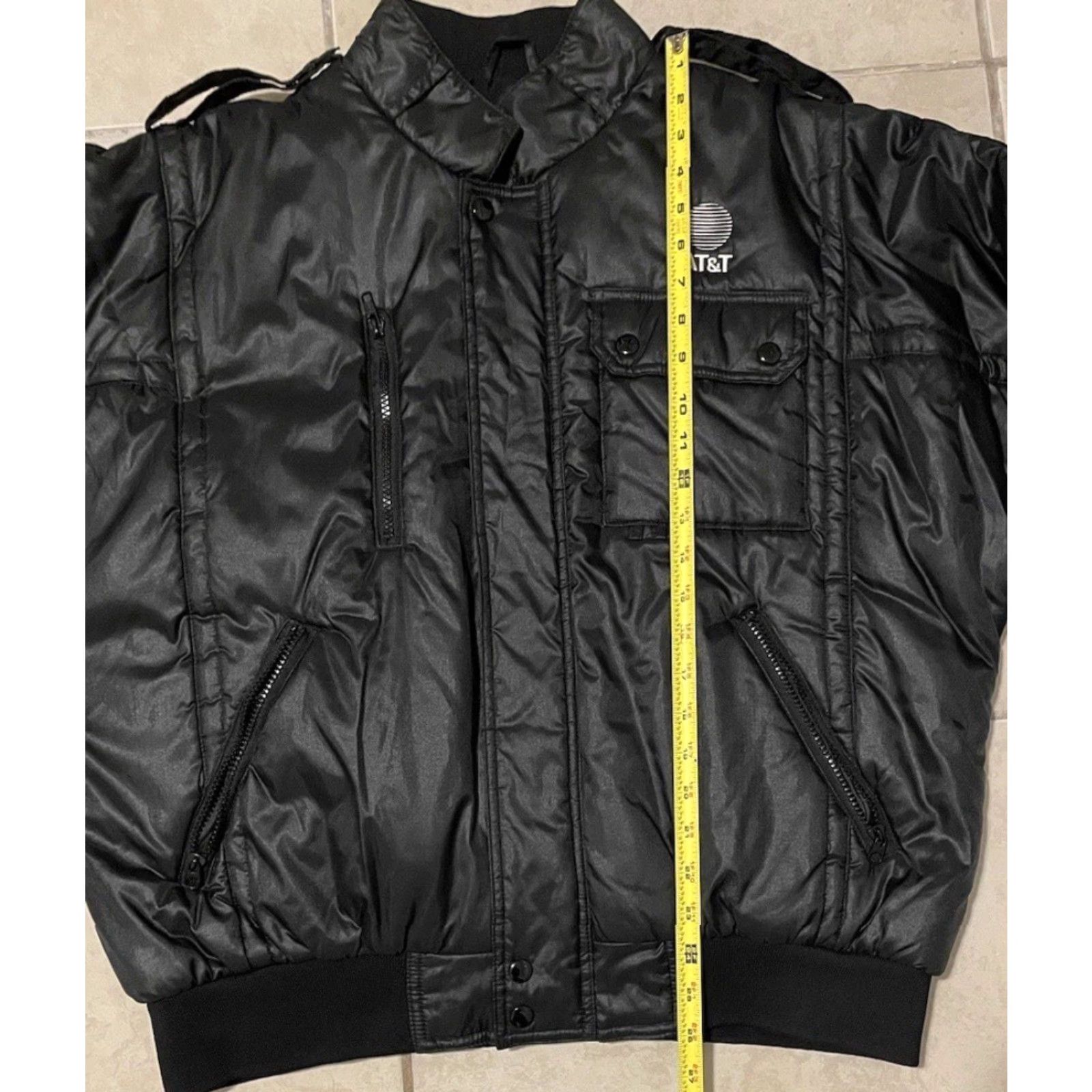 Apple VINTAGE AT&T Puffer Jacket M Black Bomber Mens Jacket 90s Grunge Internet Telecommunications Computer Pooling? Size US M / EU 48-50 / 2 - 7 Thumbnail