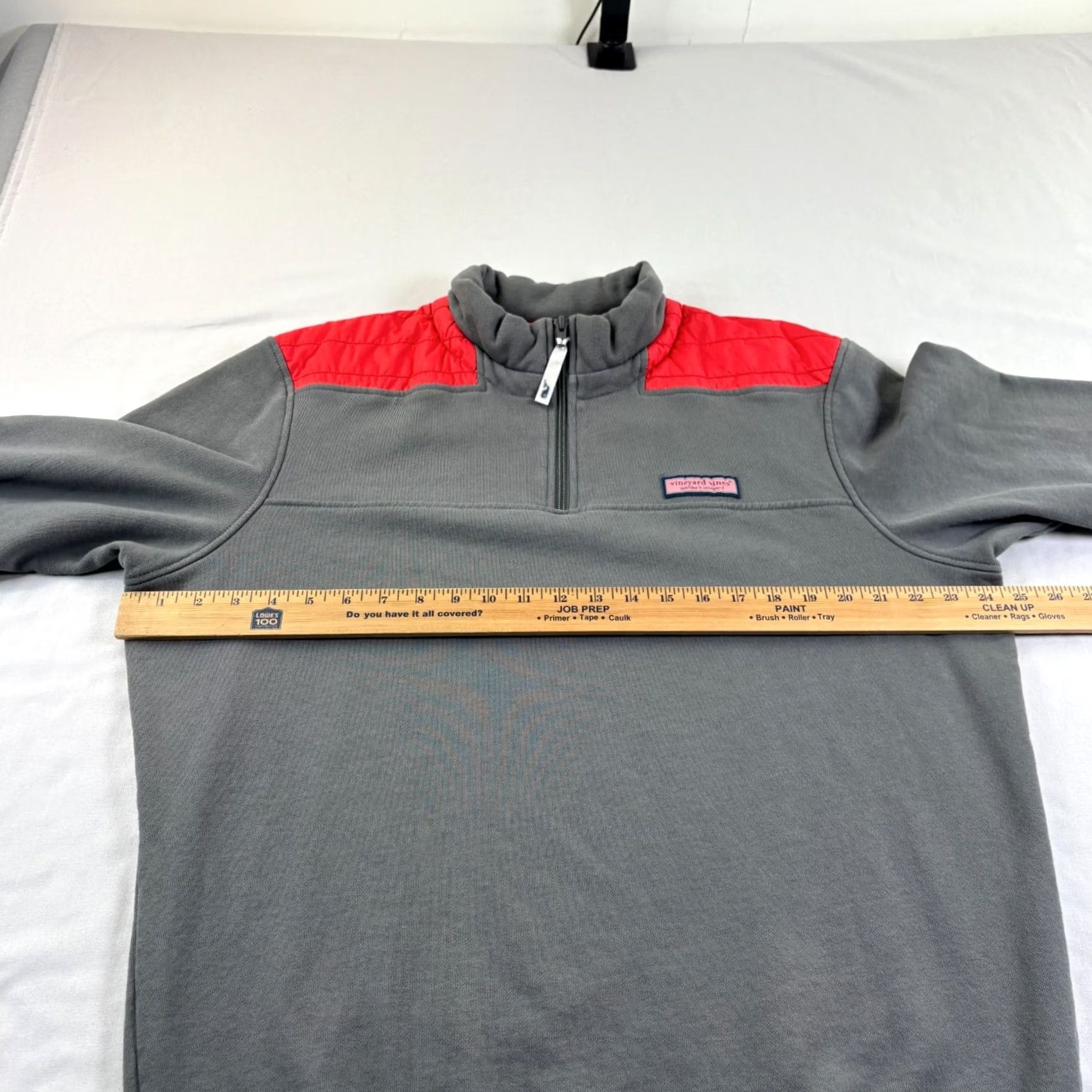 Vineyard Vines Vineyard Vines Sweater Mens M Gray 1/4 Zip Pullover Preppy Mock Neck 1/4 Zip Casual Logo Pullover Mens M Gray Vineyard Vines Sweater Size US M / EU 48-50 / 2 - 5 Thumbnail