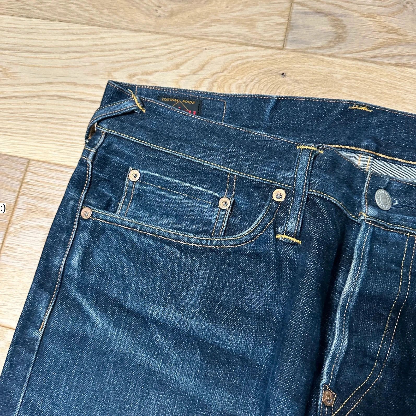 Evisu Jeans Evisu Seagull Robot Blue Lot 2008 Size US 34 / EU 50 - 5 Thumbnail