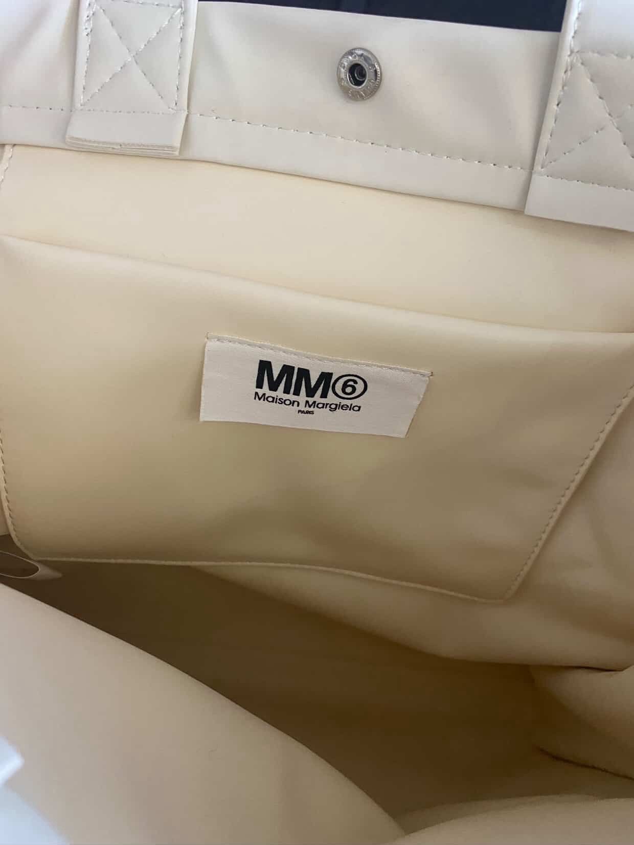 Maison Margiela MM6 Logo Tote Bag Size ONE SIZE - 4 Thumbnail