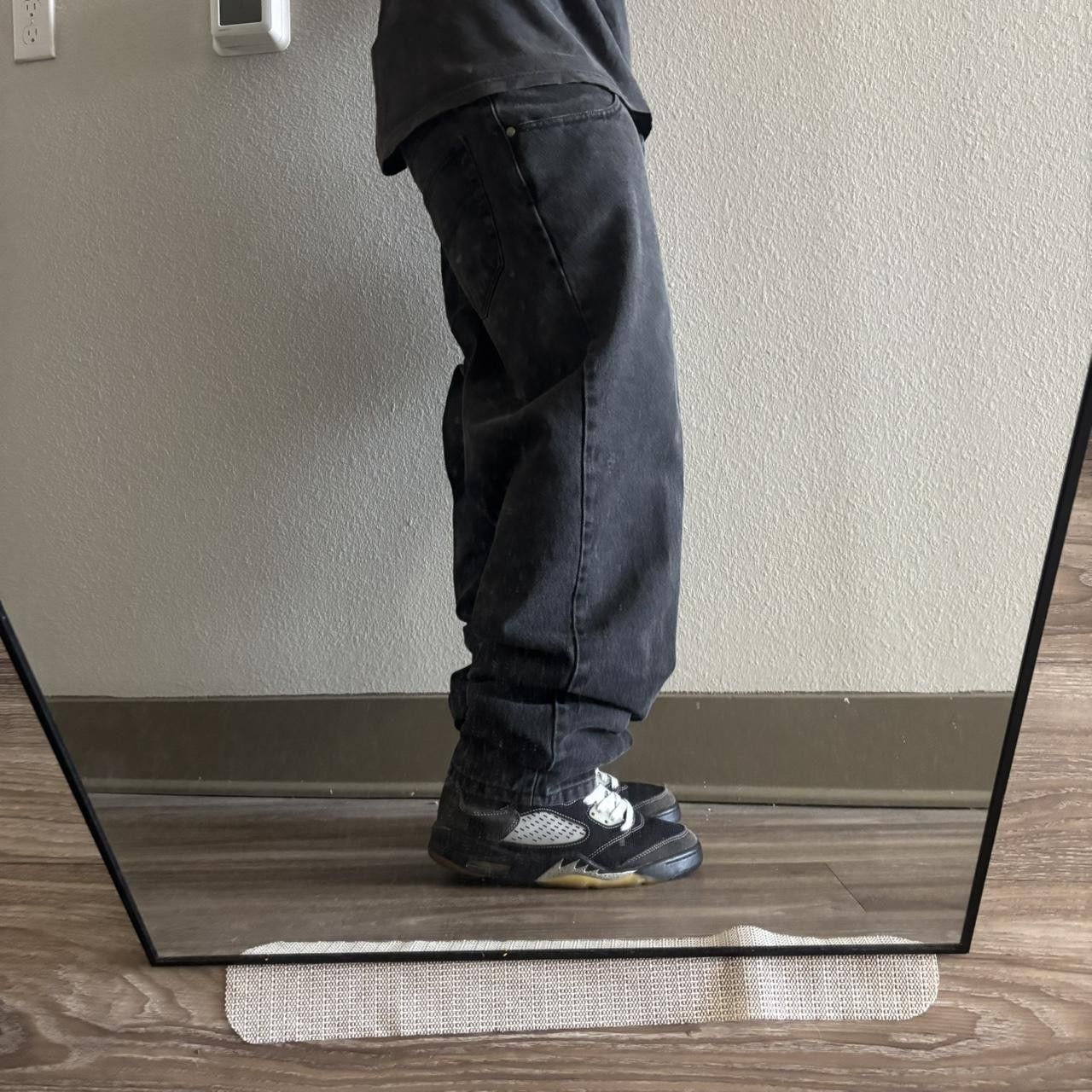 Japanese Brand Crazy Vintage 90s Black Grunge Essential Denim Jeans! 33x32 Size US 33 - 2 Thumbnail