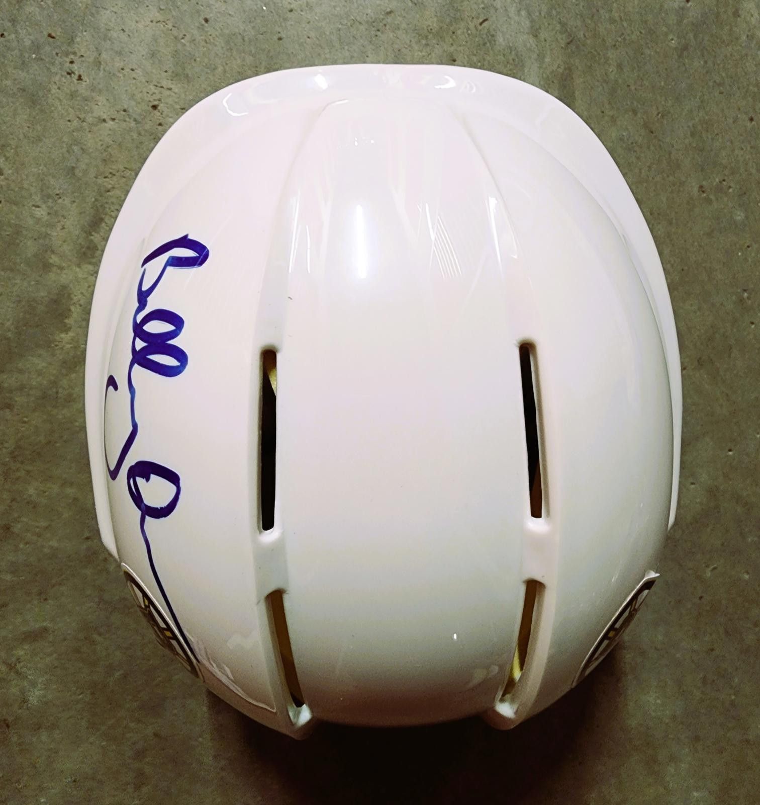 NHL Autographed Bobby Orr Boston Bruins mini Helmet Size ONE SIZE - 4 Thumbnail