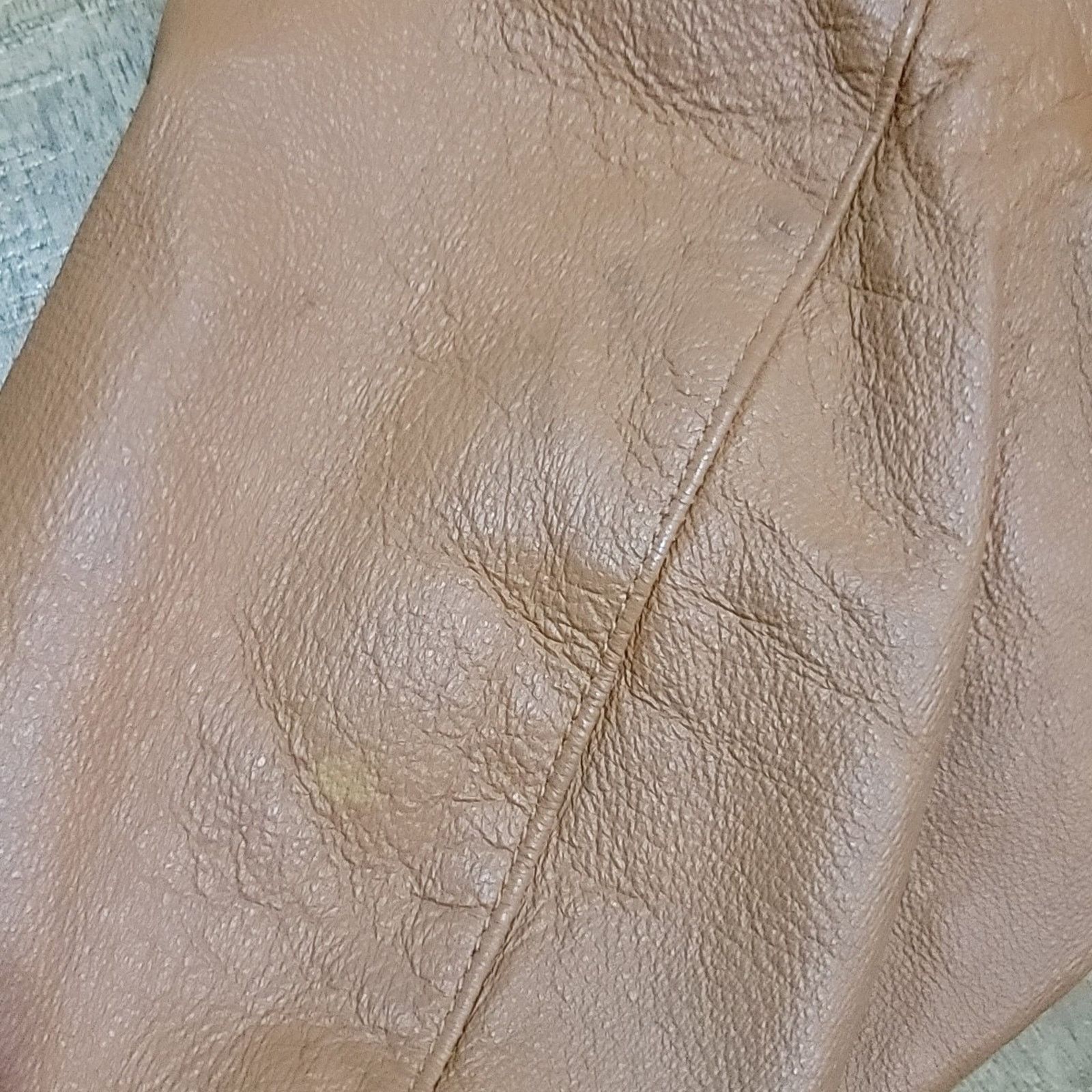 Oscar Piel Vtg Oscar Piel Leather Jacket Size XXL / US 16-18 / IT 52-54 - 7 Thumbnail