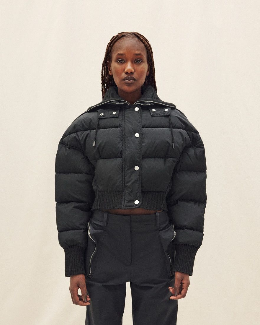 Jacquemus o1mle0325 La Doudoune Briciola Cropped Puffer Jacket Size XS / US 0-2 / IT 36-38 - 5 Thumbnail