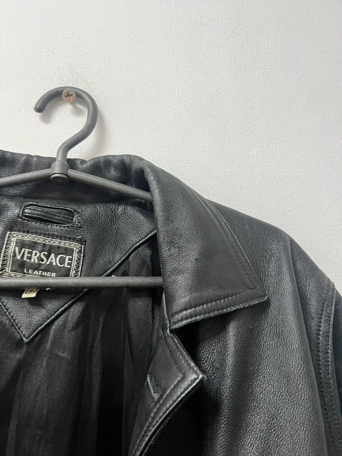 Versace Vintage Versace Leather Jacket size S Mens Luxury Size US S / EU 44-46 / 1 - 14 Thumbnail
