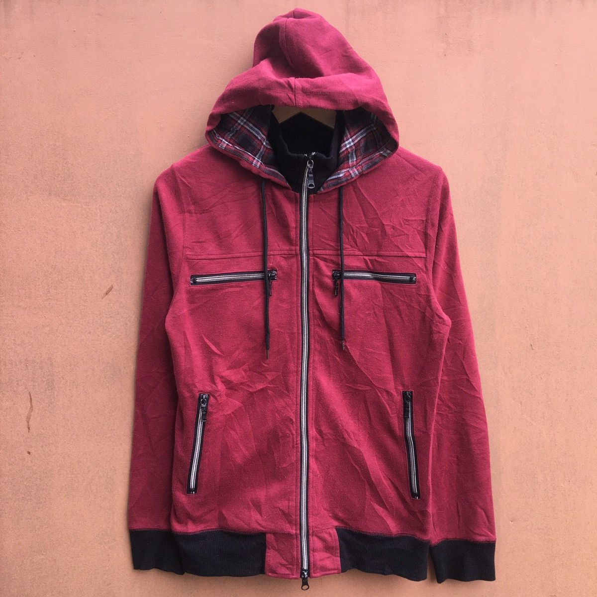 Vintage M.f editorial slimfit multi zipper tactical jacket Size US M / EU 48-50 / 2 - 1 Thumbnail