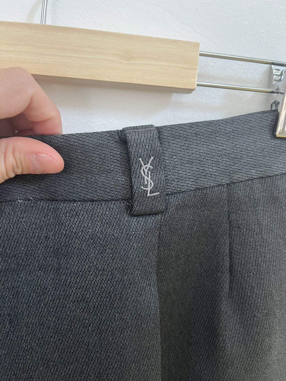 Yves Saint Laurent YSL Vintage Pleated Trouser Size US 34 / EU 50 - 3 Thumbnail