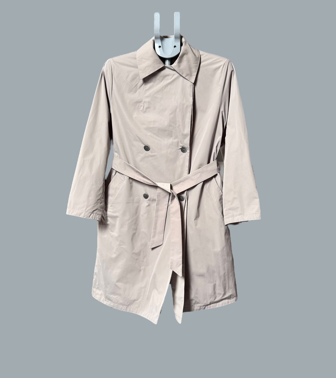 MaxMara Reversible Belted Trench Coat Beige Light Jacket