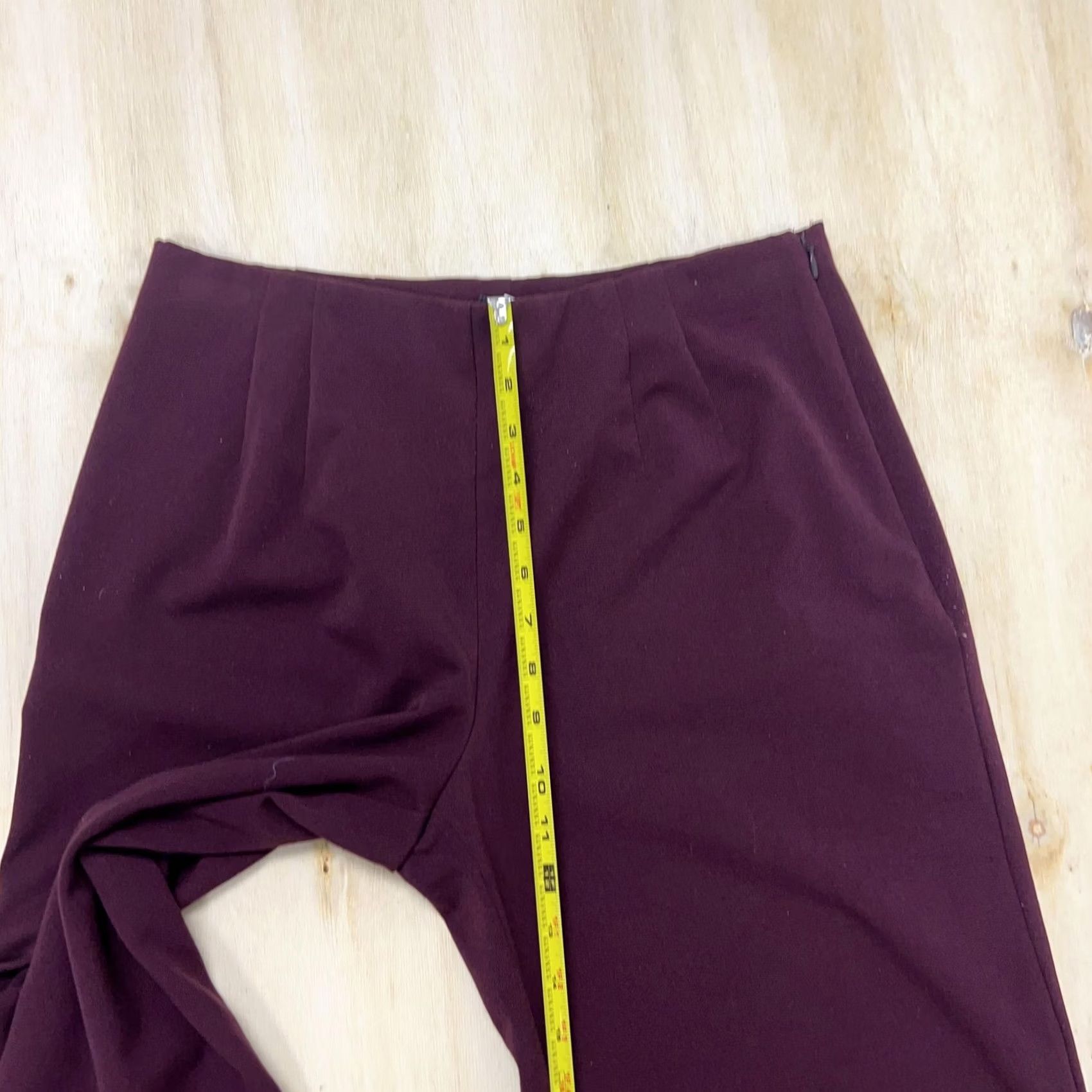 Vintage VINTAGE Fashion Bug Dress Pants Womens 10P Petite Red Twill Classic Zip Stretch Size 32" / US 10 / IT 46 - 7 Thumbnail