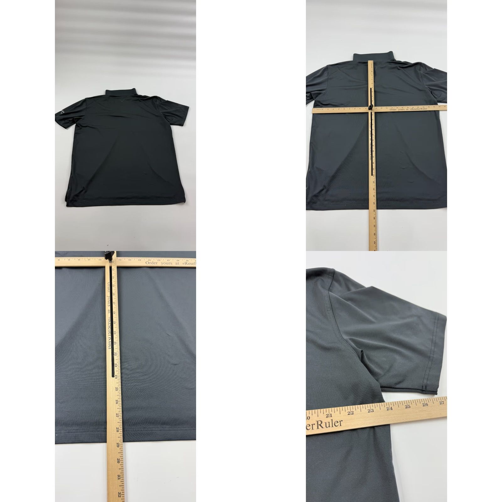 Callaway Callaway Polo Shirt Mens Large Gray Short Sleeve Slit Spread Collar Button Regular Performance Golf Casual Activewear Size US L / EU 52-54 / 3 - 8 Thumbnail