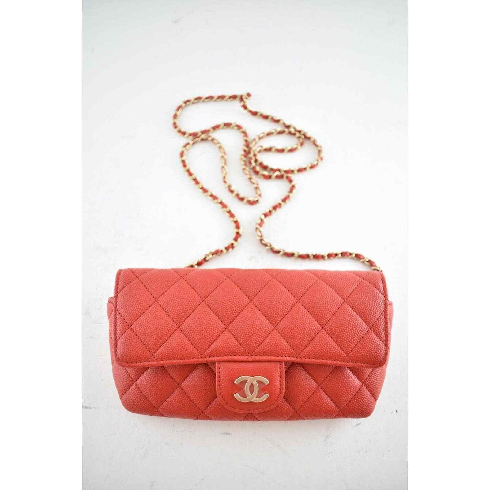 Chanel Chanel Classic Case On Chain Clutch CC Shoulder Crossbody Size ONE SIZE - 4 Thumbnail