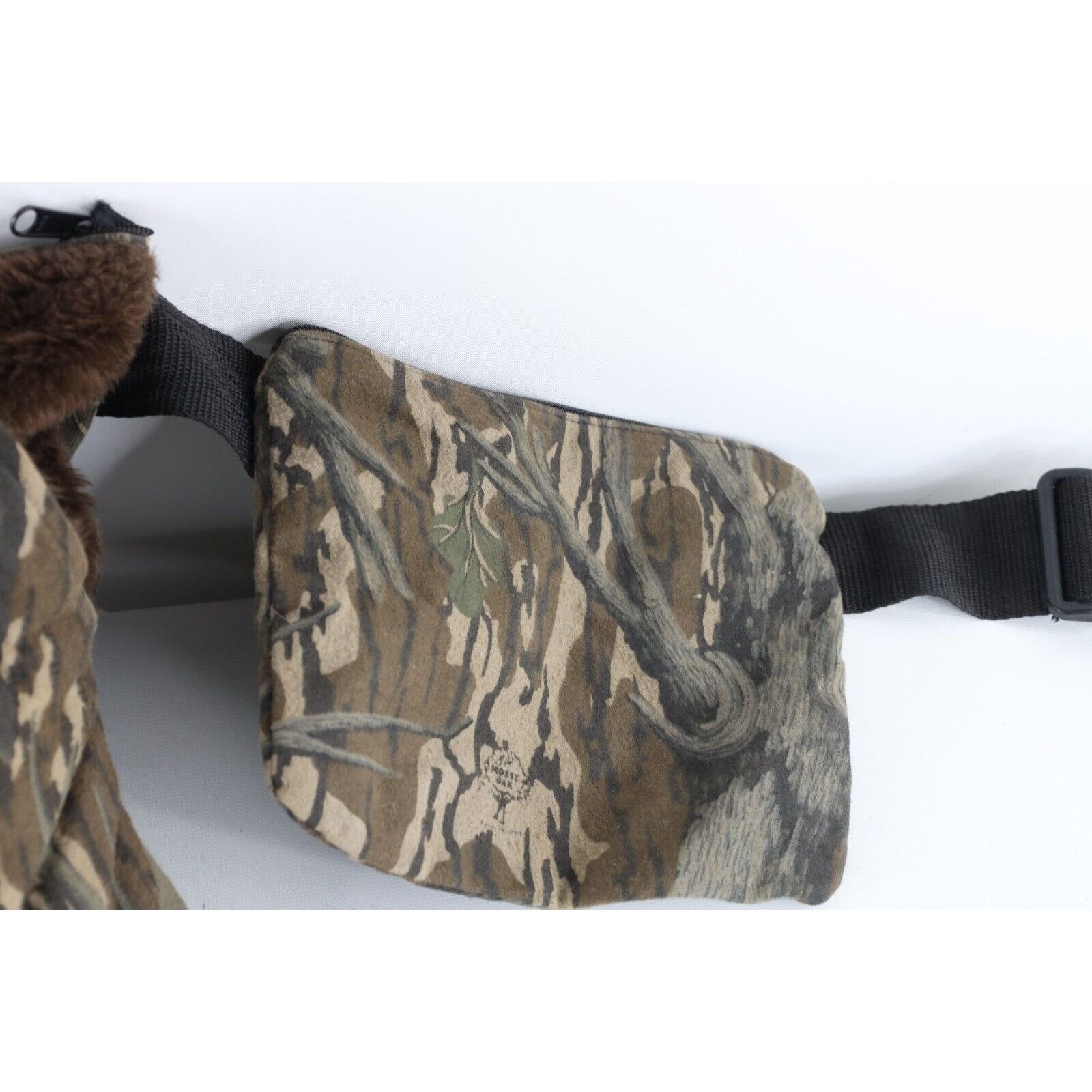 Vintage Vintage 90s Mossy Oak Camouflage Chamois Cloth Belt Bag Size ONE SIZE - 4 Thumbnail