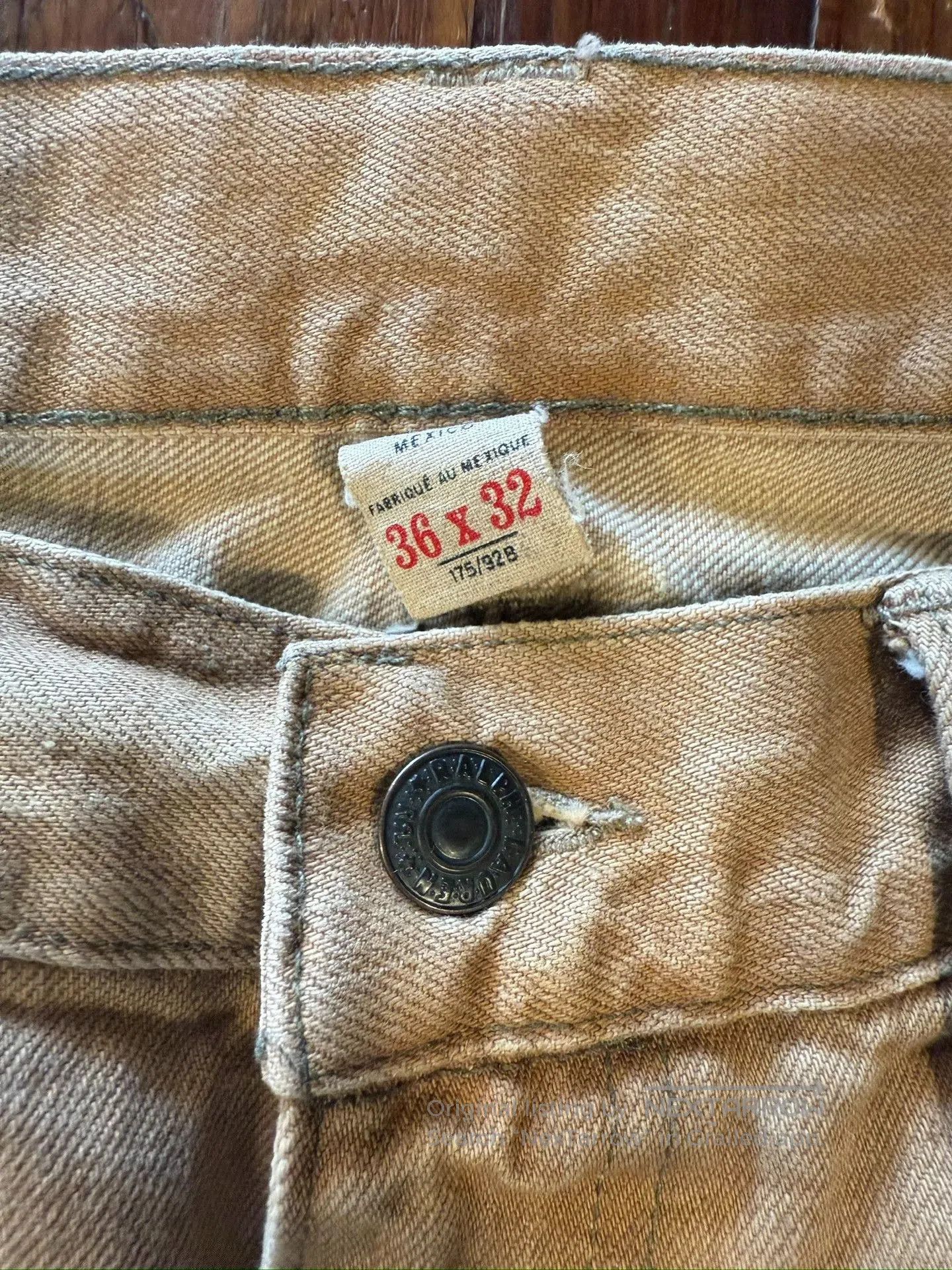 RRL Ralph Lauren RRL Beige Work Pants 36x32. Size US 36 / EU 52 - 3 Thumbnail