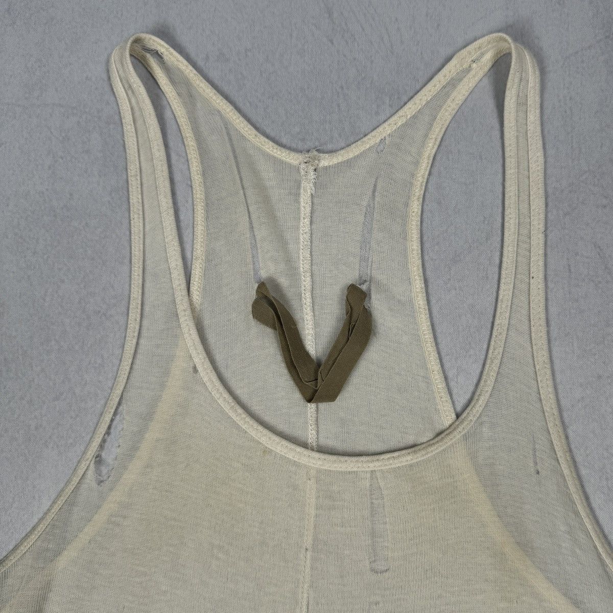 Rick Owens 1999 Sample Tank Top Shirt Size US M / EU 48-50 / 2 - 3 Thumbnail