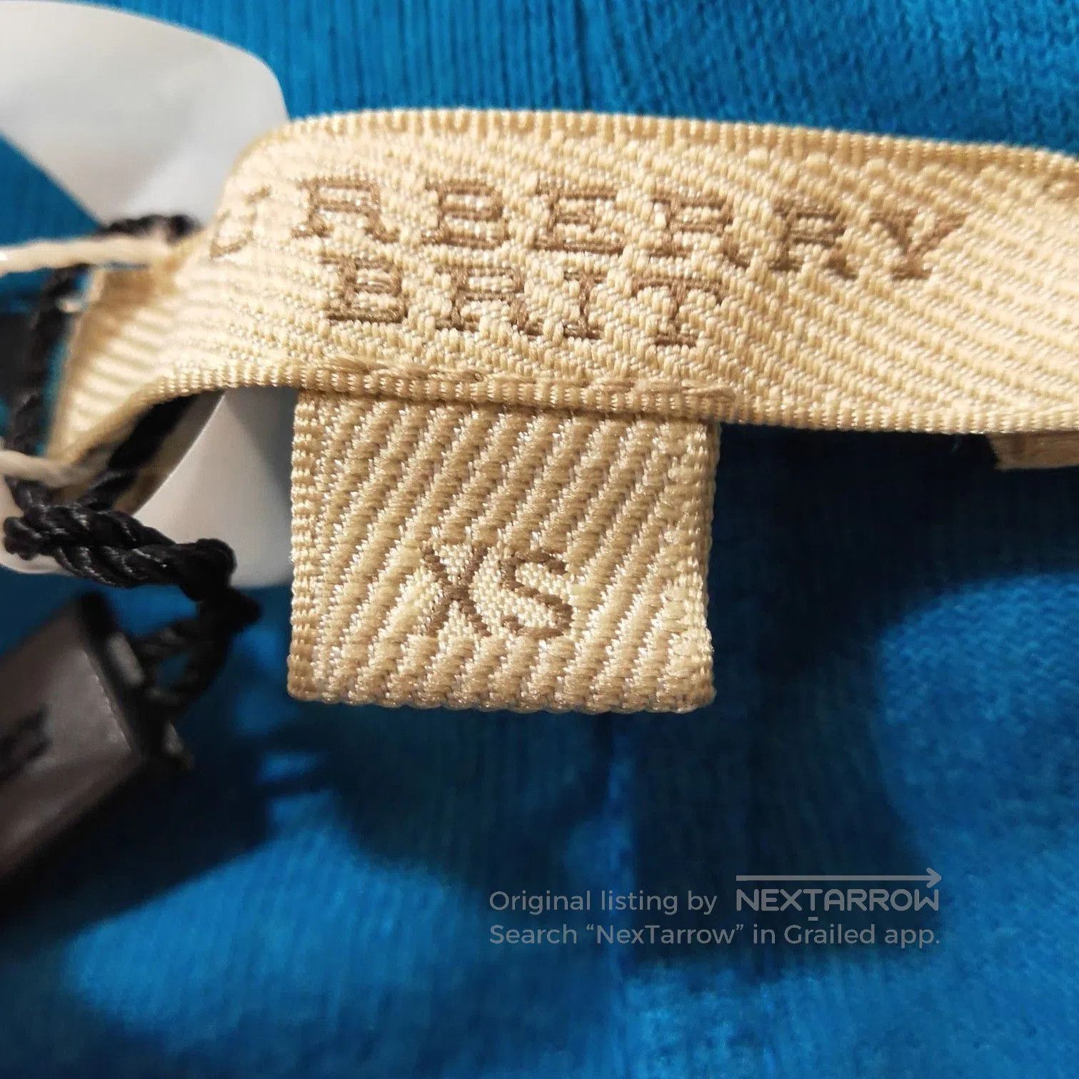 Burberry Burberry Brit Cotton Casual Long Pants in Blue . Size US 26 / EU 42 - 6 Thumbnail