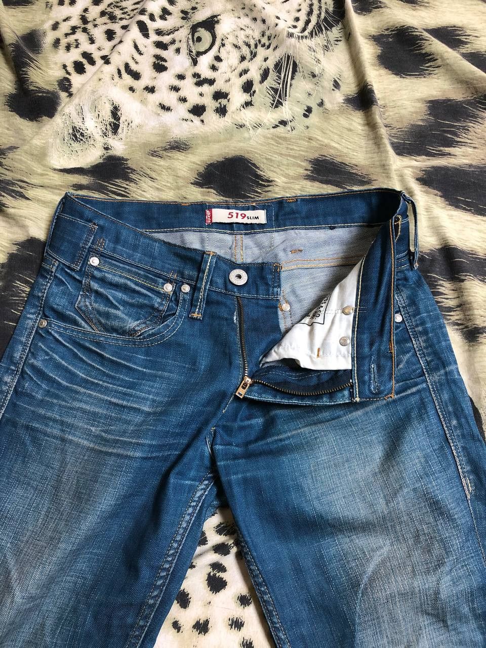 Levi's Vintage Thrashed Baggy Levi’s 519 Carpenter Jeans Size US 30 / EU 46 - 7 Thumbnail