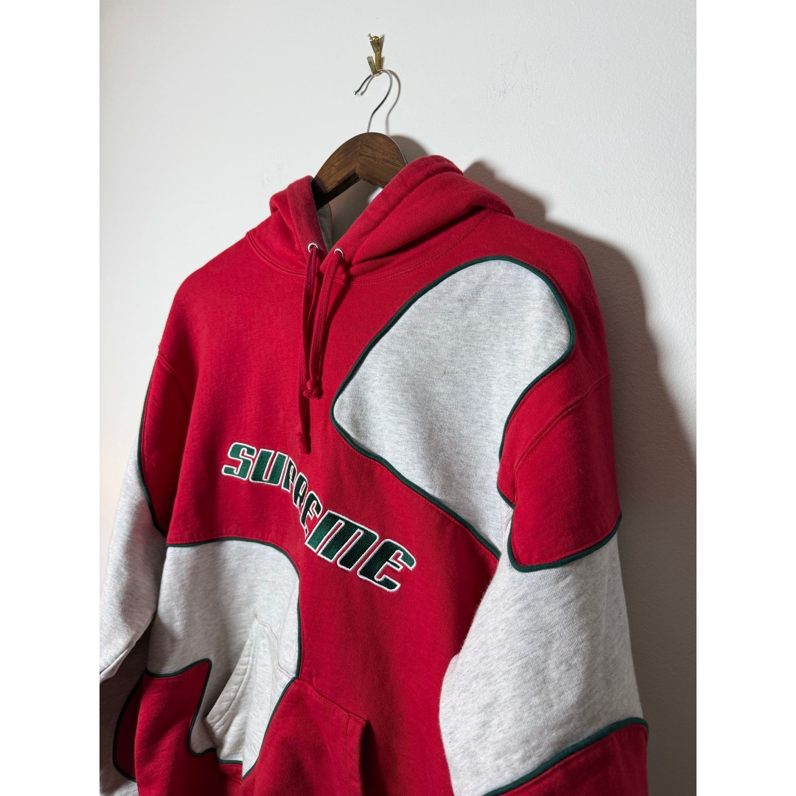 Supreme Supreme Big S Embroidered Hooded Sweatshirt Size US M / EU 48-50 / 2 - 7 Thumbnail